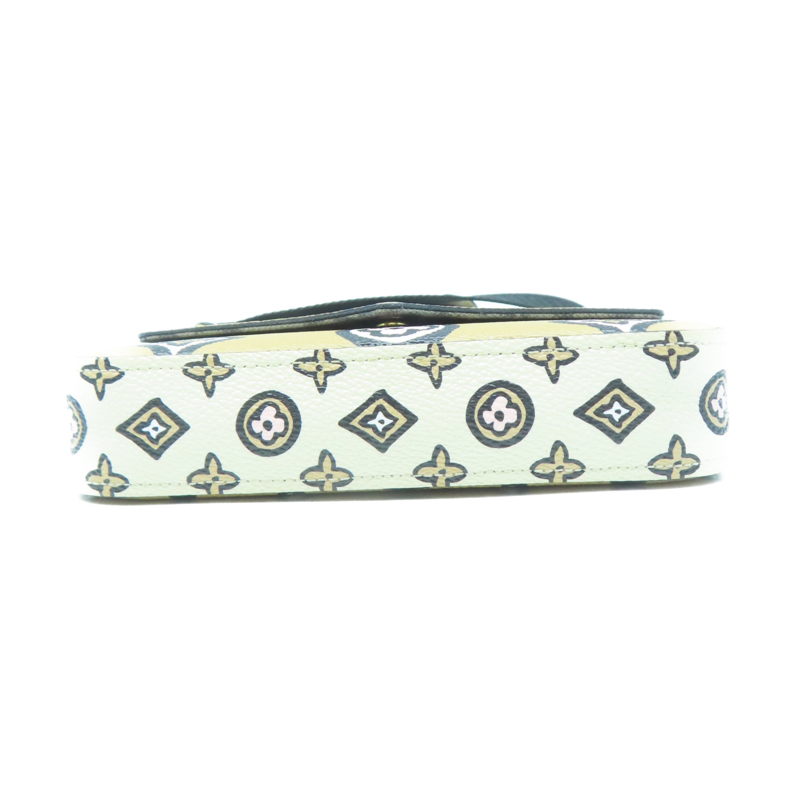 LOUIS VUITTON 【激減優惠】Monogram Felicie Strap金扣肩背袋棕色