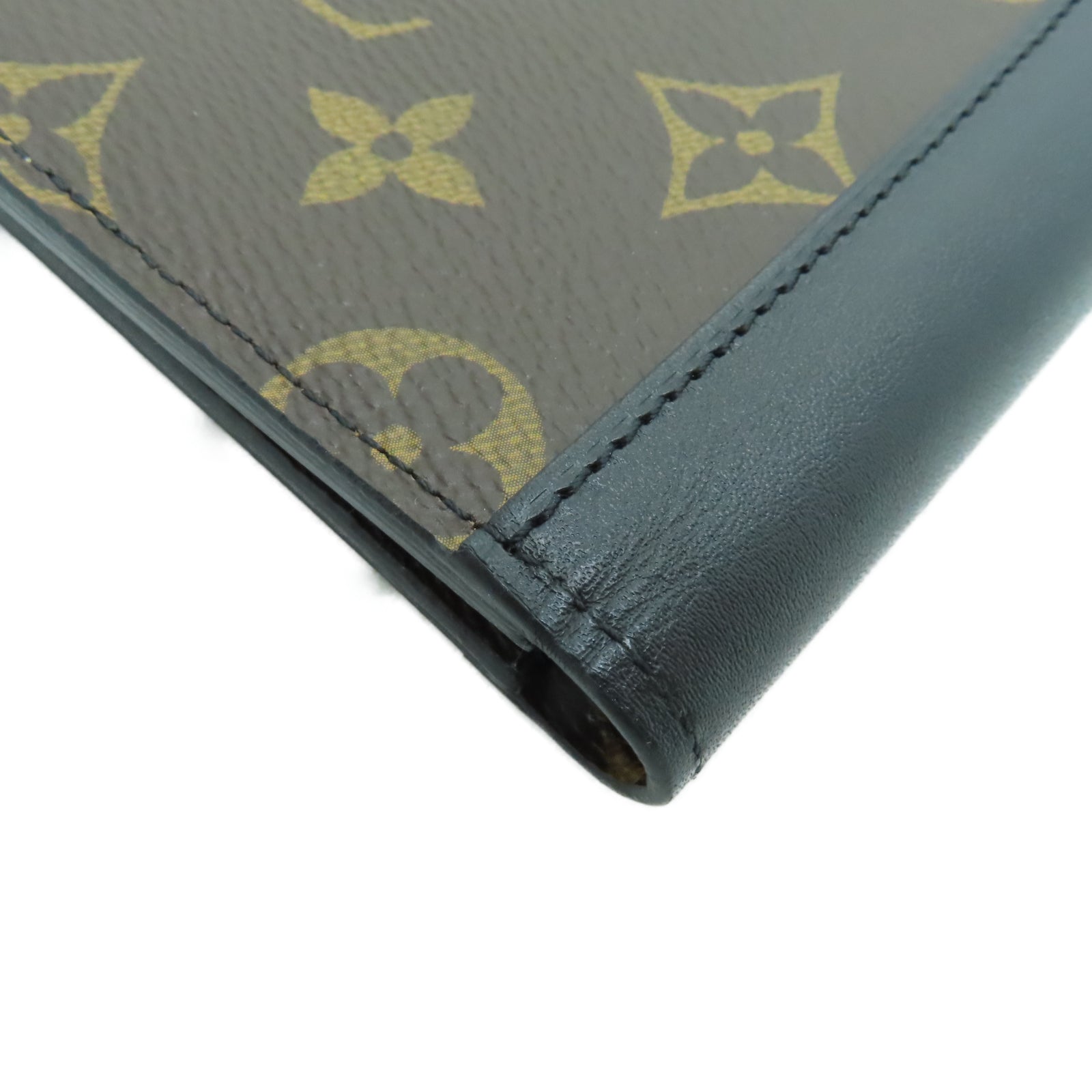 LOUIS VUITTON Monogram Multiple钱包棕色