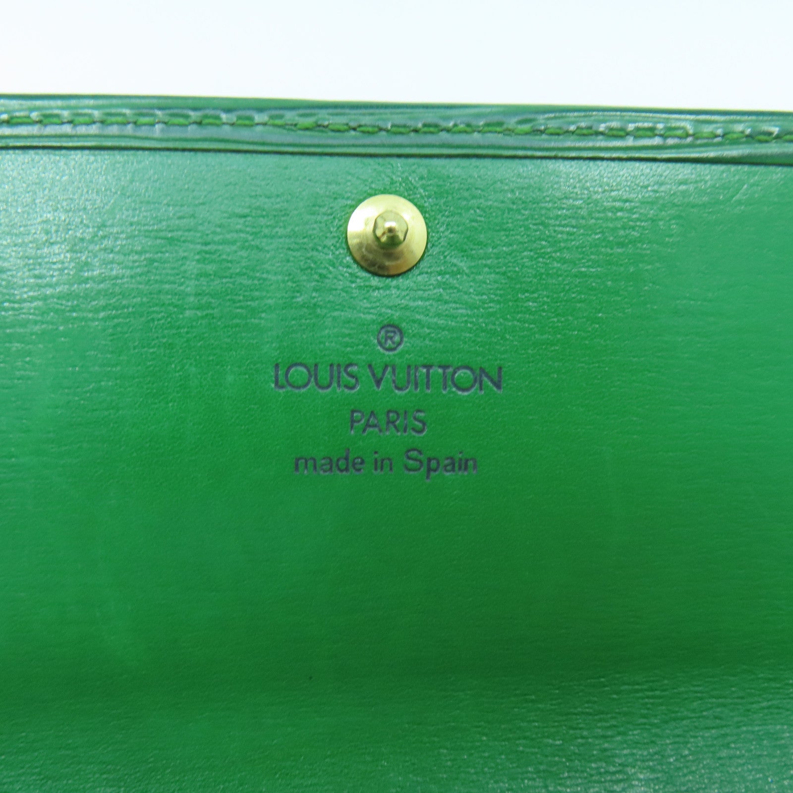 LOUIS VUITTON 【激減優惠】Epi Wallet金扣長錢包綠色