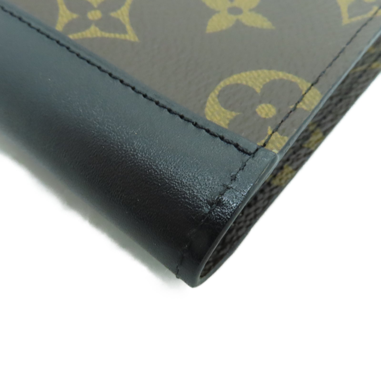 LOUIS VUITTON Monogram Multiple钱包棕色