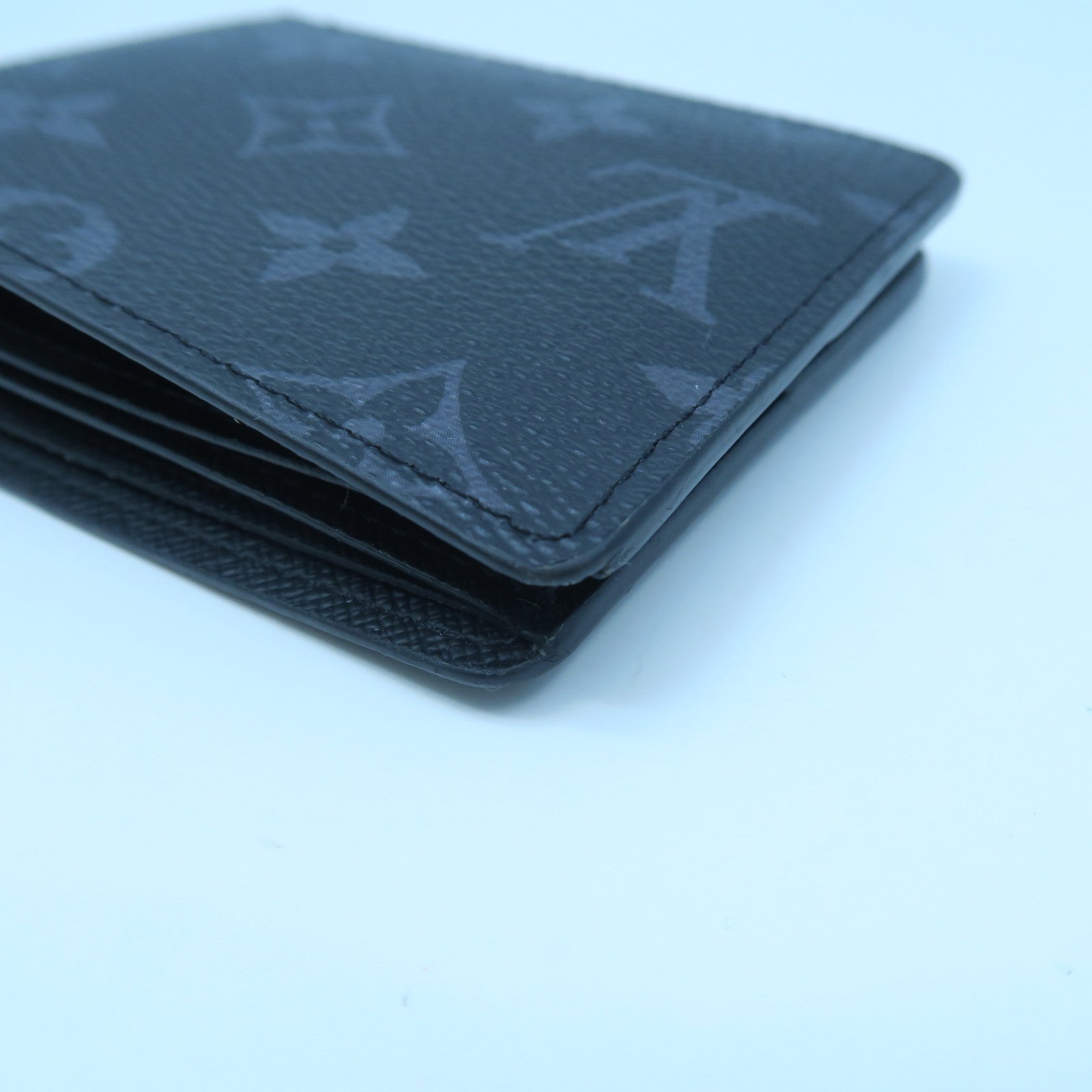 LOUIS VUITTON Monogram Slende Walllet wallet black