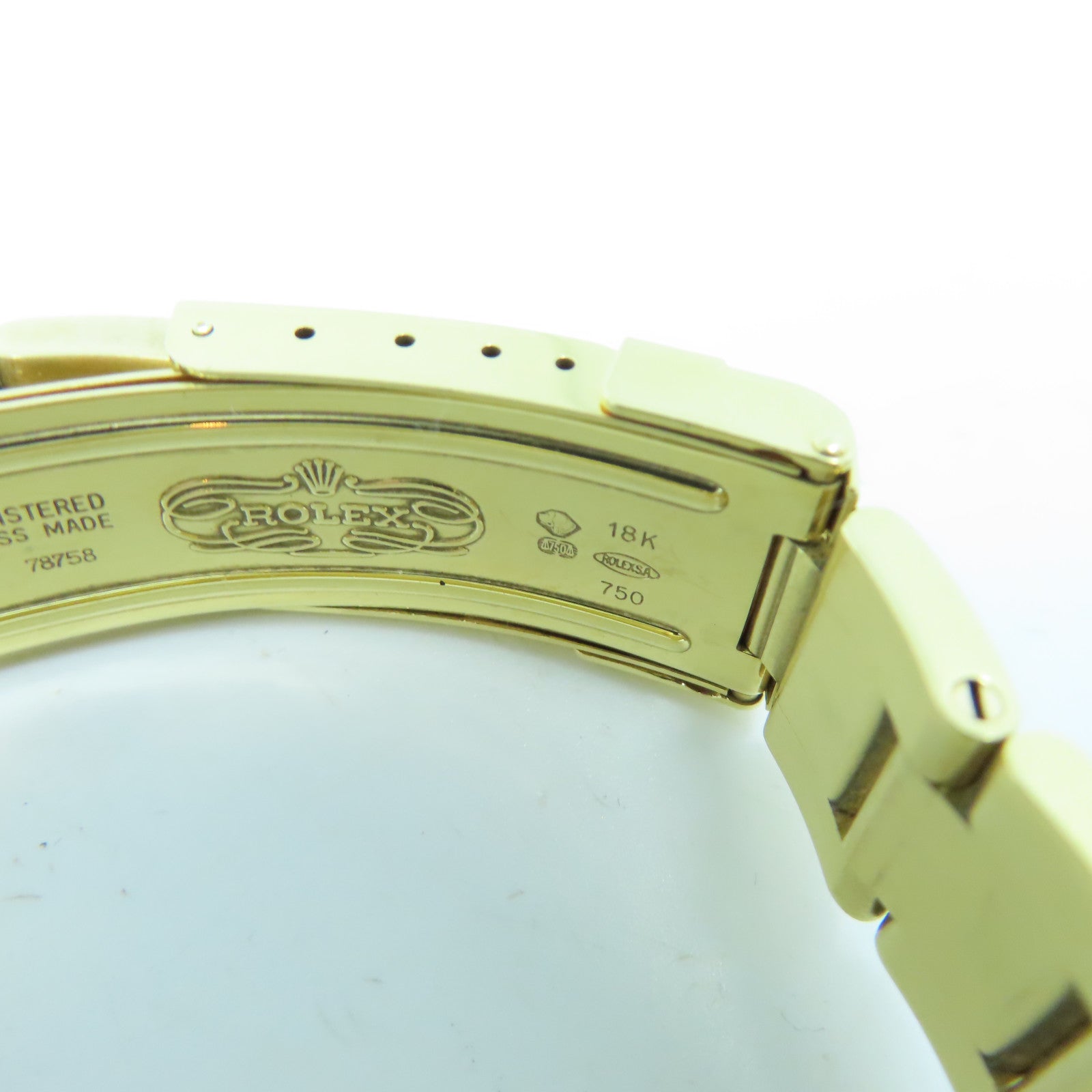 ROLEX Yacht Master 35mm 18K Yellow Gold Watch Automatic Movement Blue