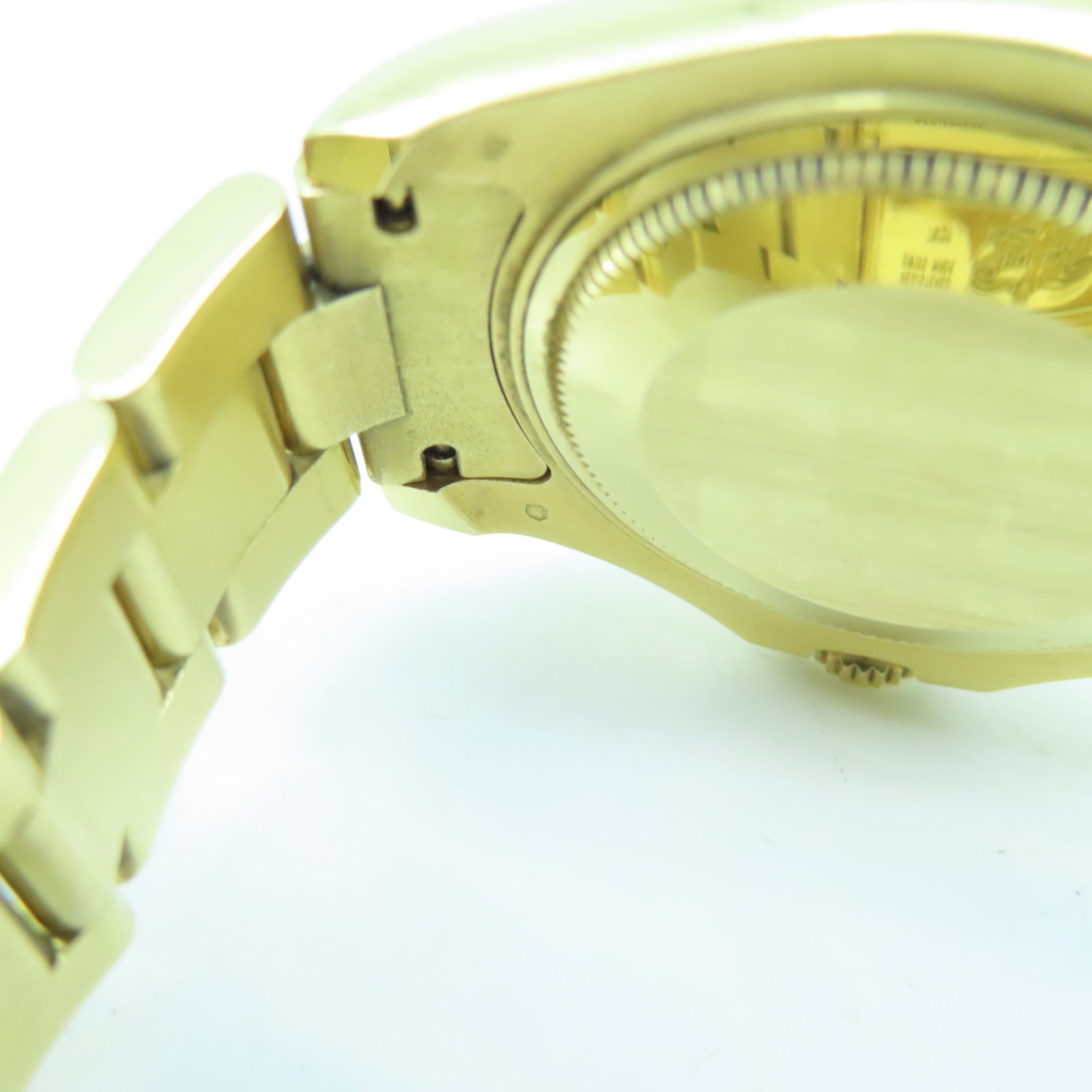ROLEX Yacht Master 35mm 18K Yellow Gold Watch Automatic Movement Blue