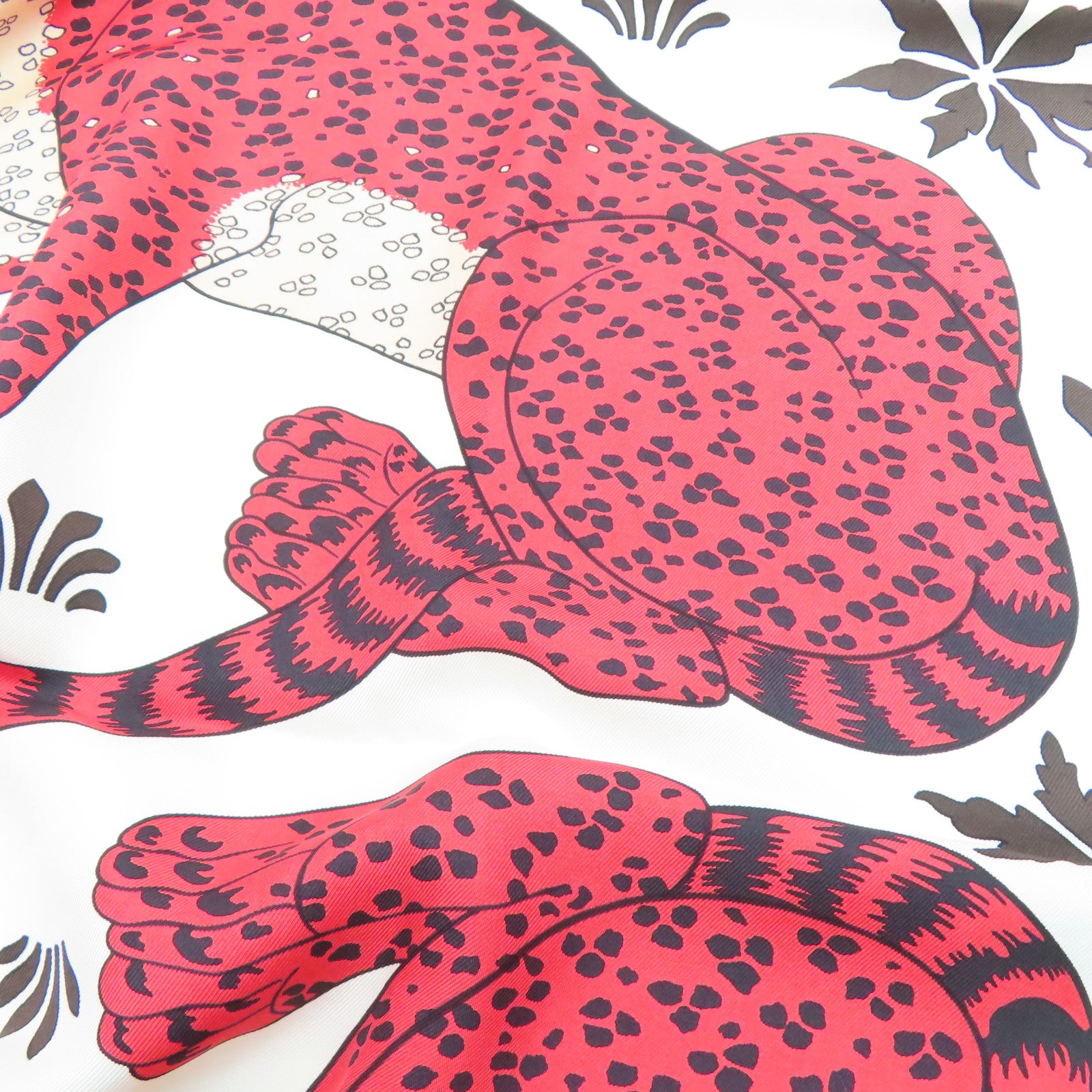 HERMES 絲質Scarf 90X90絲巾白色