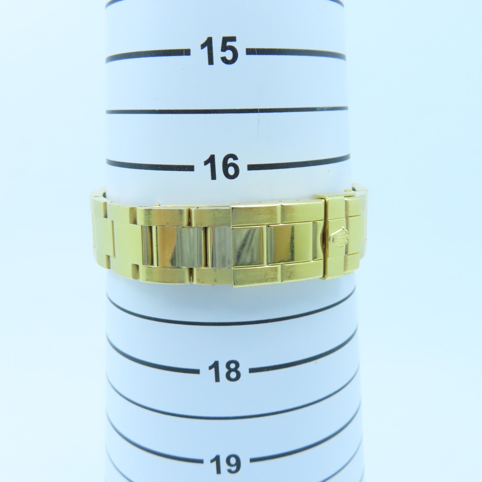 ROLEX Yacht Master 35mm 18K Yellow Gold Watch Automatic Movement Blue