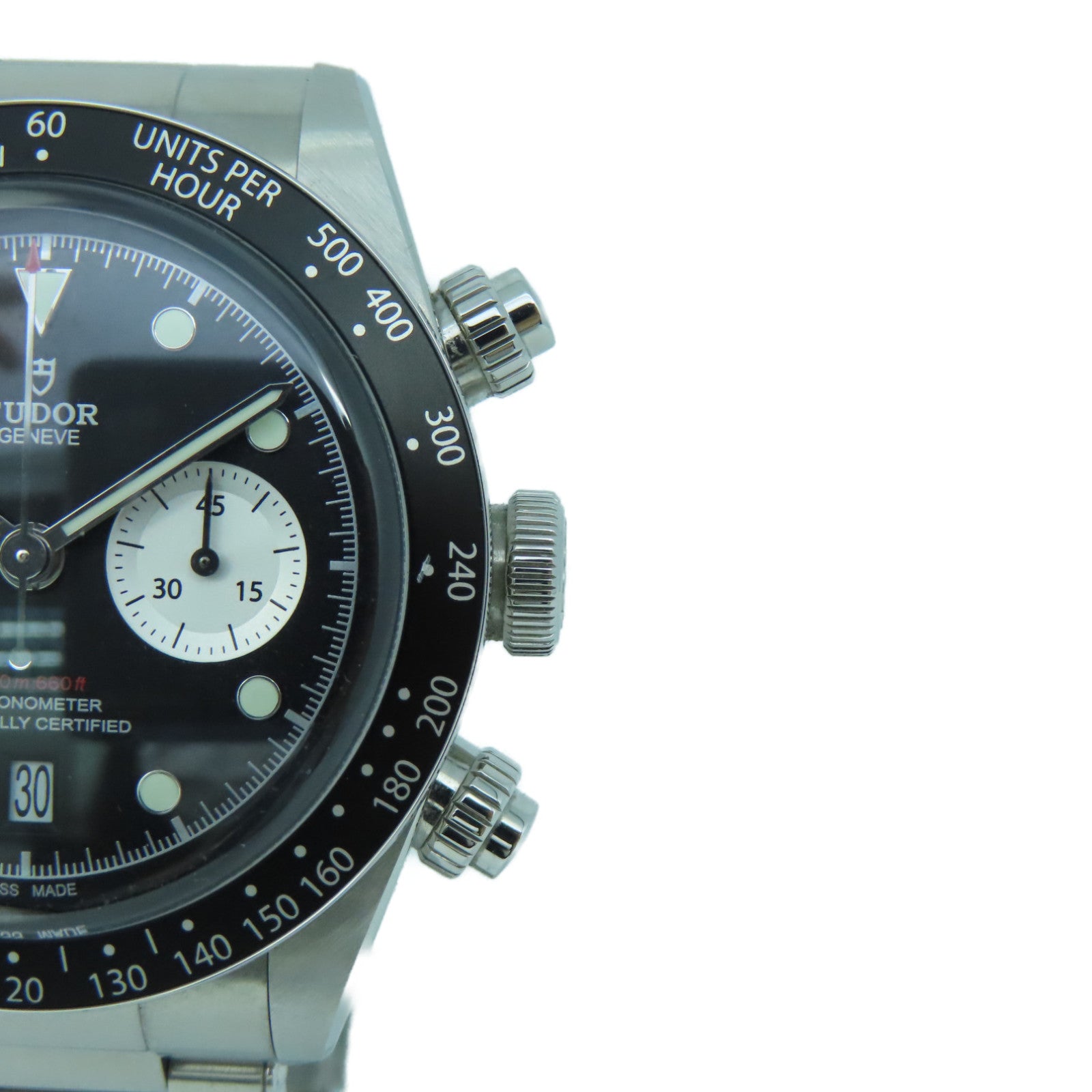 TUDOR Black Bay Chrono 40MM不锈钢手表自动机芯黒色