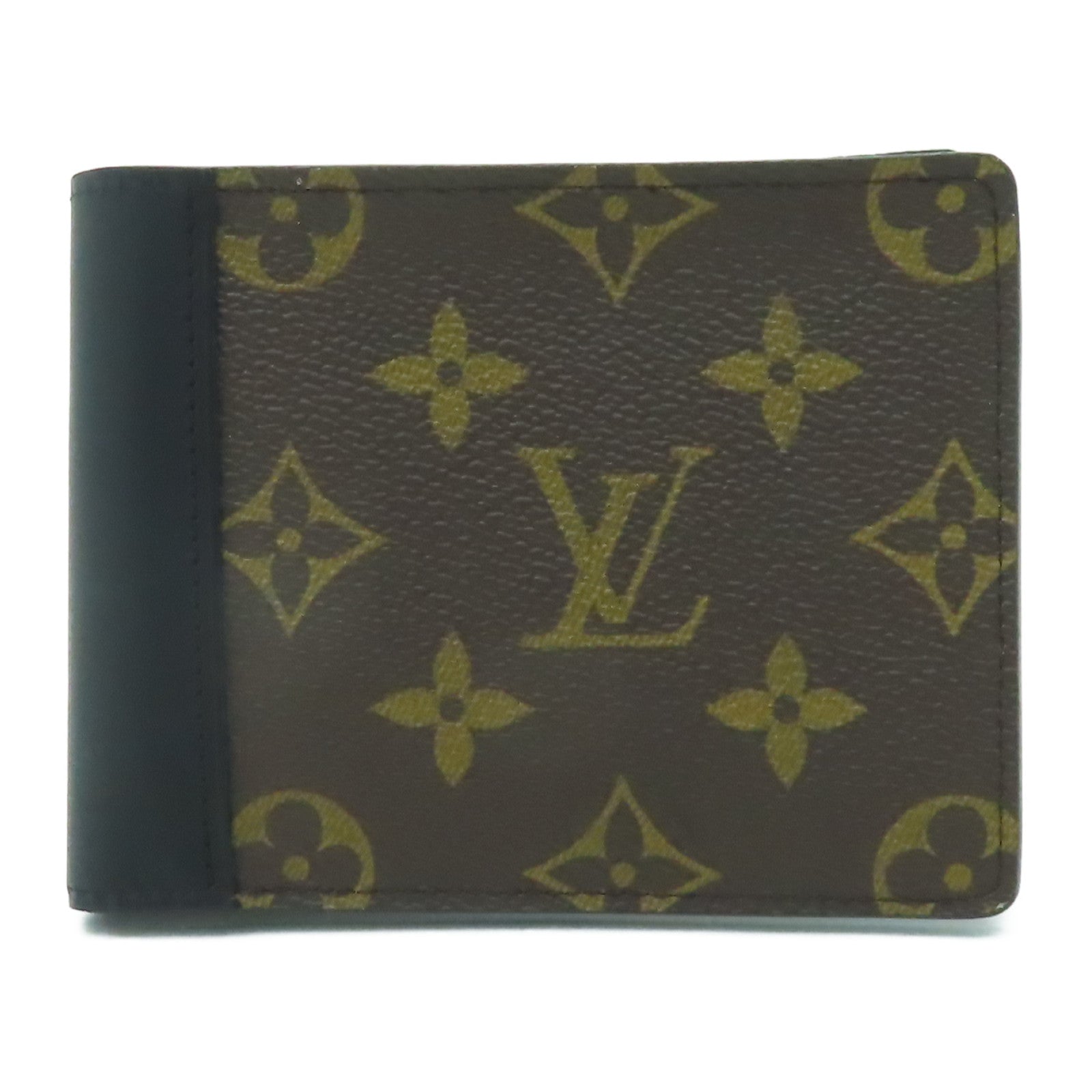 LOUIS VUITTON Monogram Macassar Multiple Wallet錢包黑色/啡色