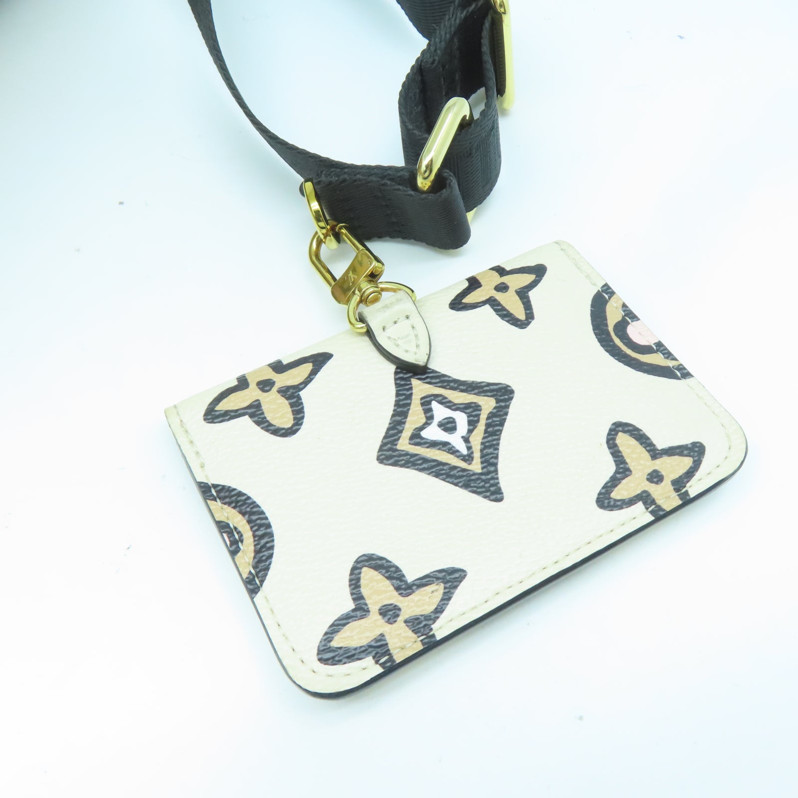 LOUIS VUITTON 【激減優惠】Monogram Felicie Strap金扣肩背袋棕色