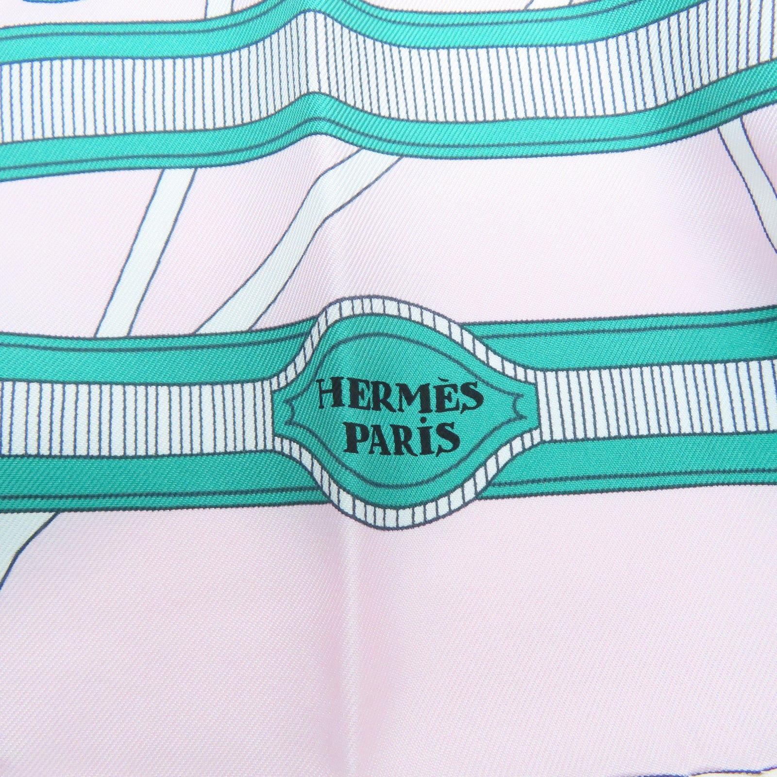HERMES 丝质Scarf 90X90丝巾粉红色