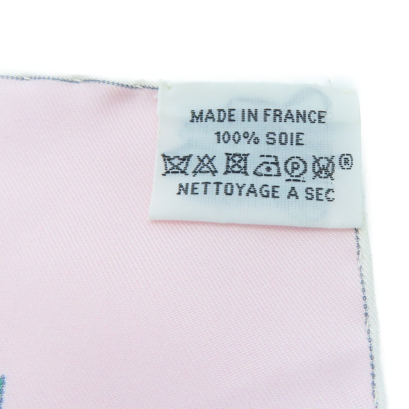 HERMES 丝质Scarf 90X90丝巾粉红色