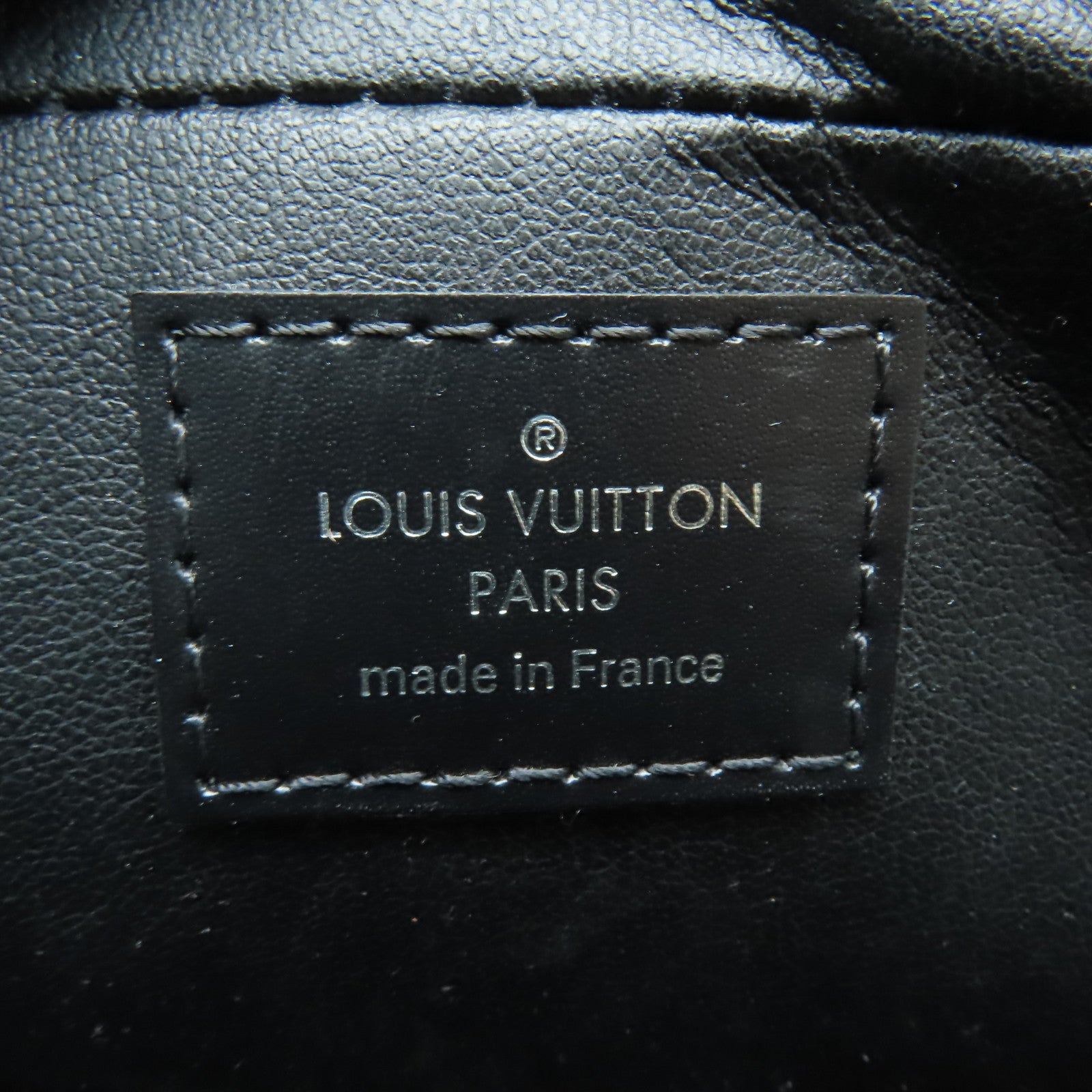 LOUIS VUITTON Damier Graphite Toilet Pouch銀扣手拿包黑色