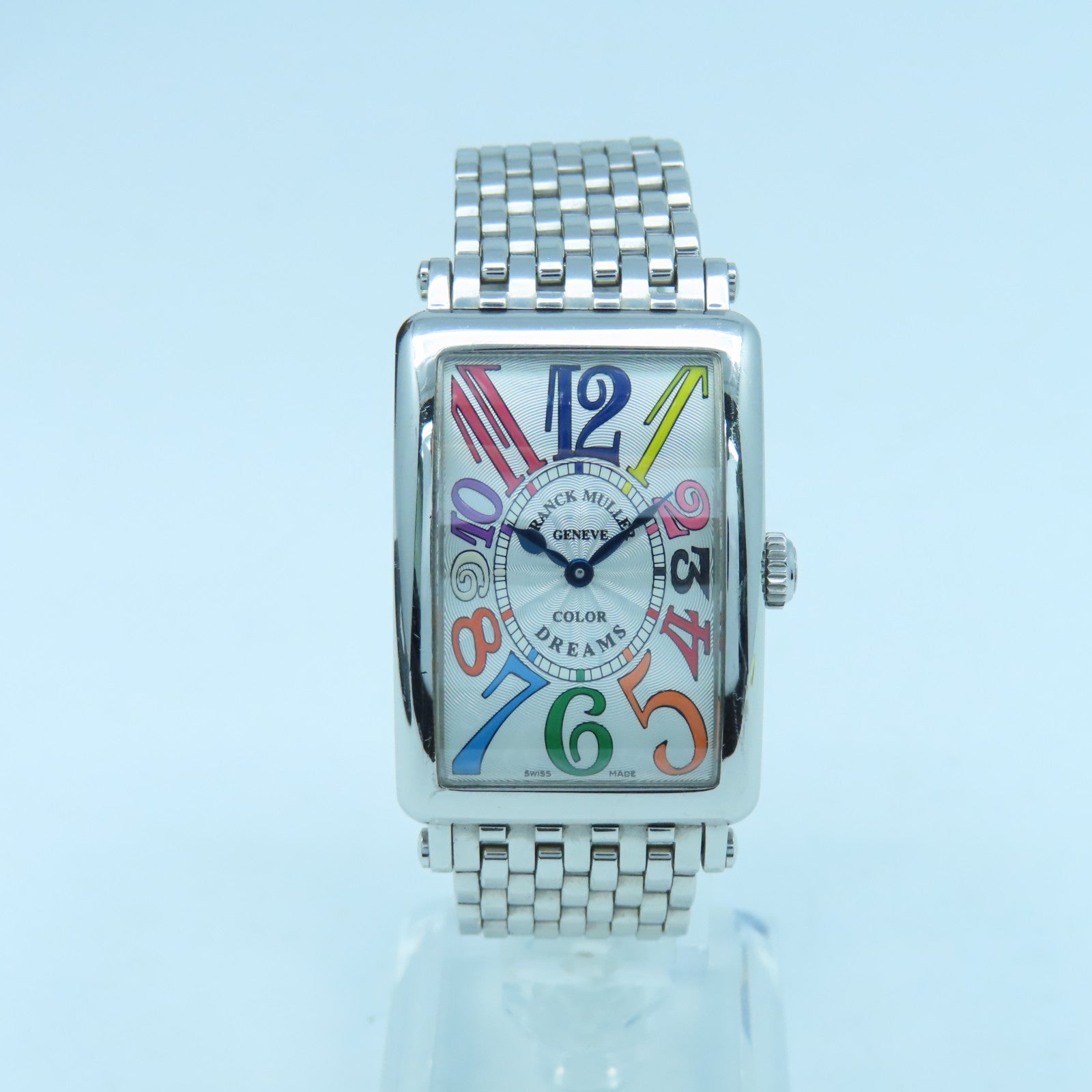 FRANCK MULLER Color Dreams不鏽鋼手錶石英機芯白色彩色