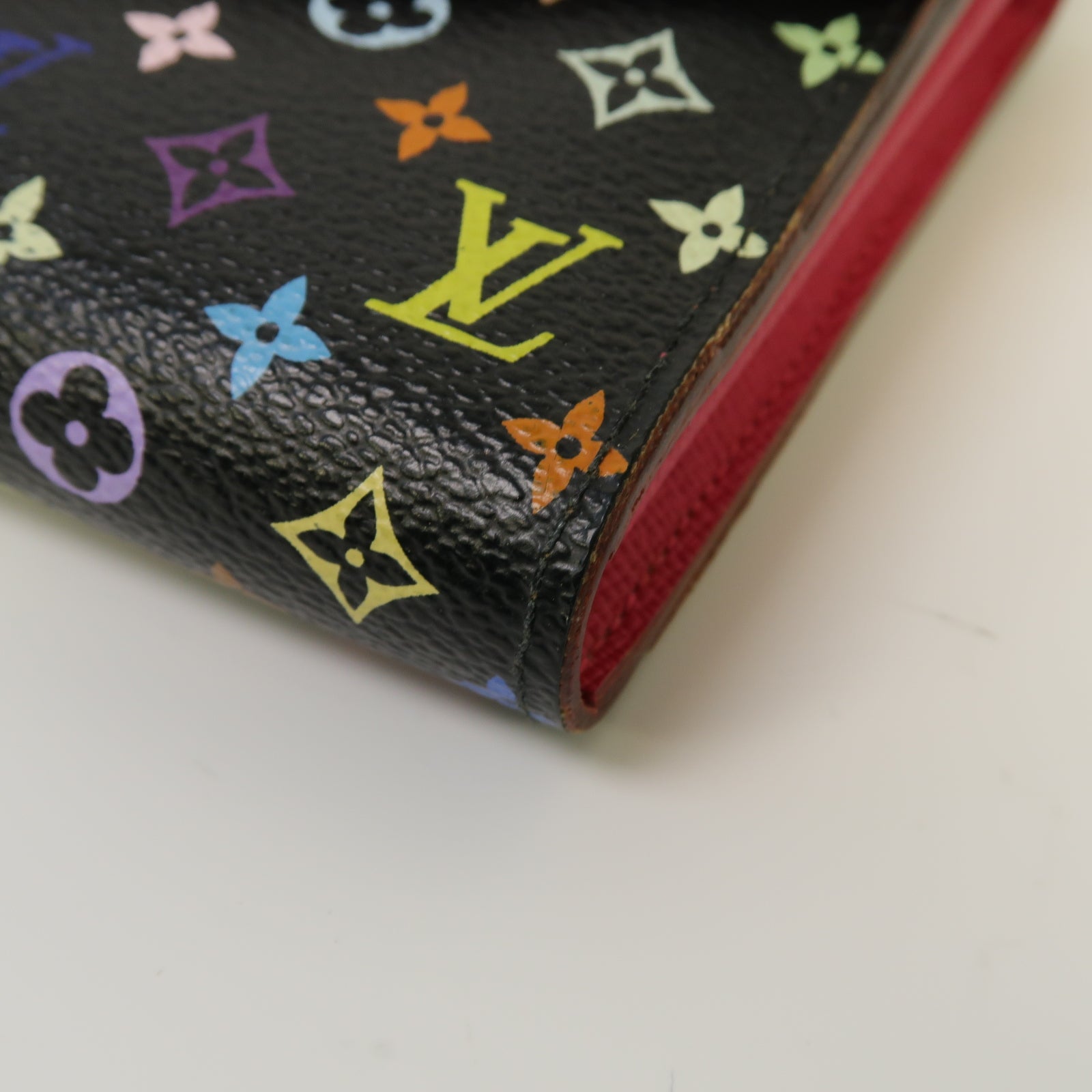 LOUIS VUITTON Monogram Multicolore Portefeuille Sarah Wallet金扣長錢包黑色/彩色