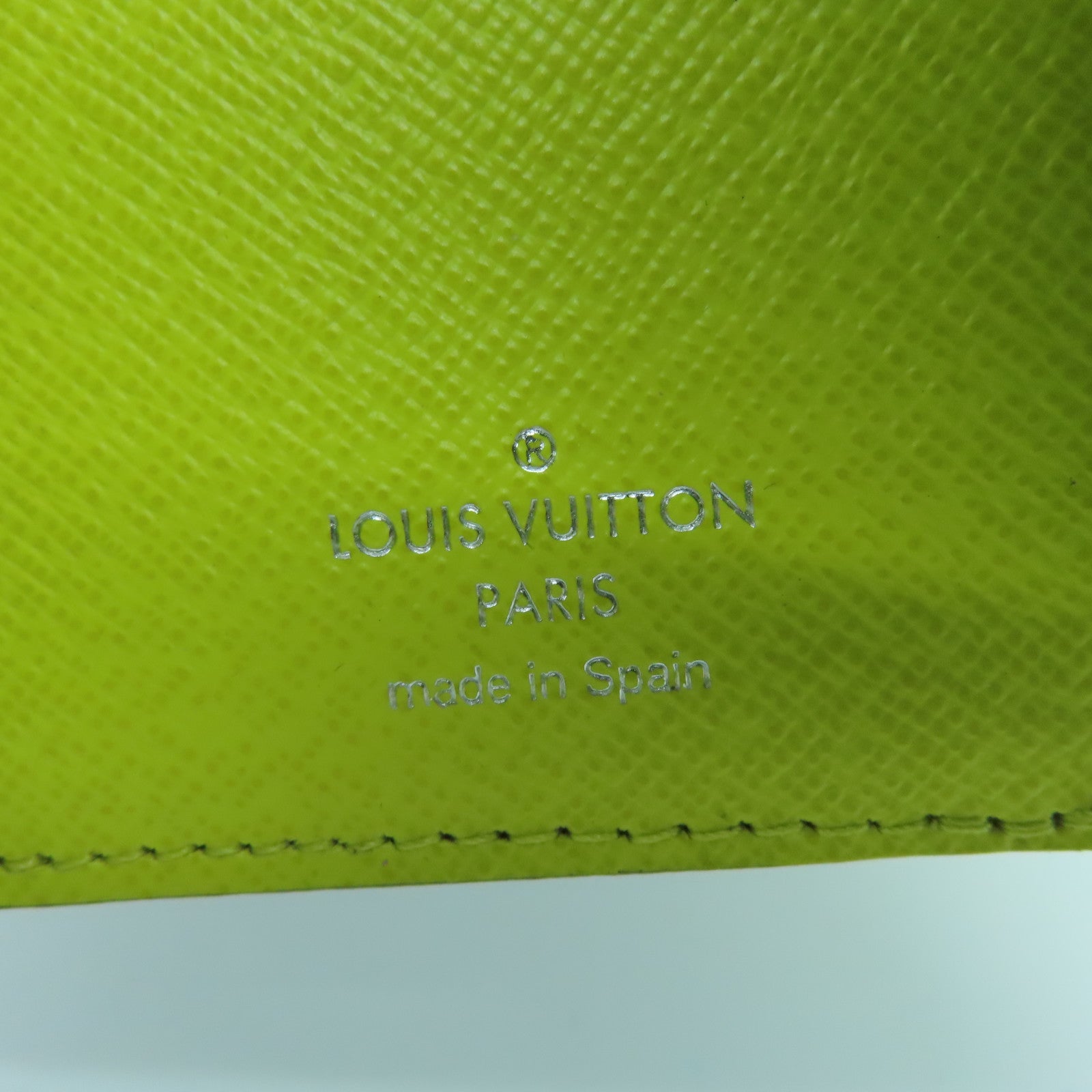 LOUIS VUITTON Monogram Epi Wallet Silver Buckle Brown/Yellow
