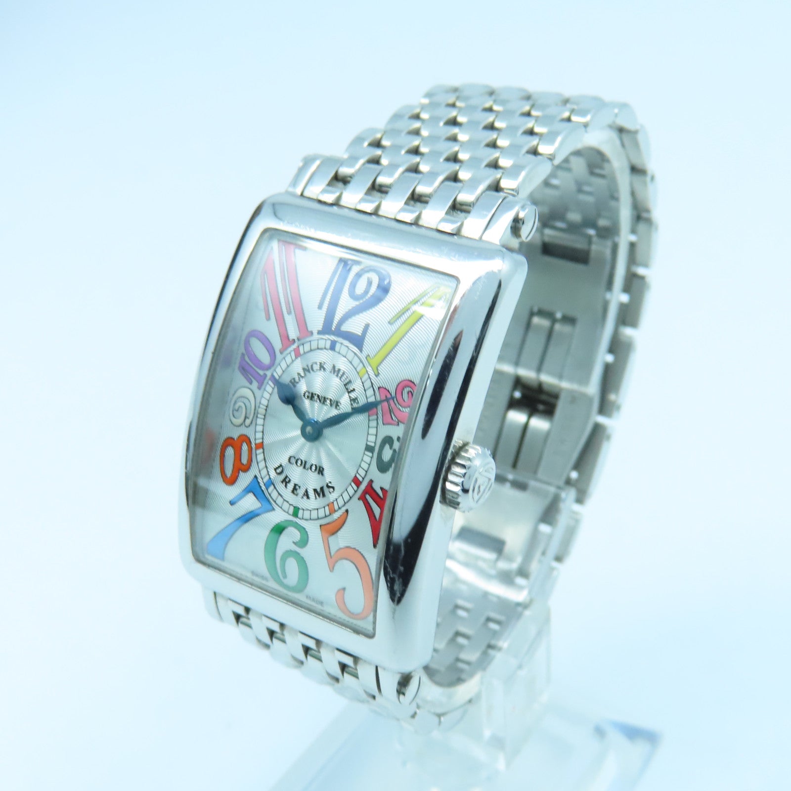 FRANCK MULLER Color Dreams不鏽鋼手錶石英機芯白色彩色