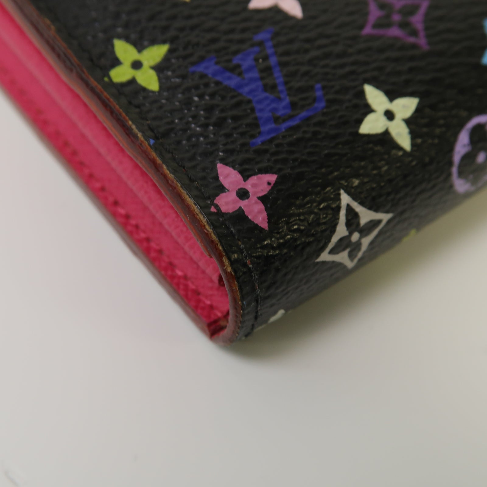 LOUIS VUITTON Monogram Multicolore Portefeuille Sarah Wallet金扣長錢包黑色/彩色