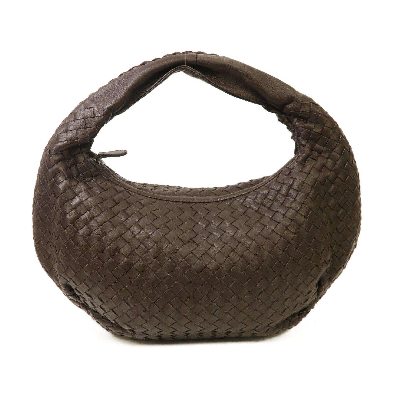 BOTTEGA VENETA 織紋皮革Shoulder Bag肩背袋啡色
