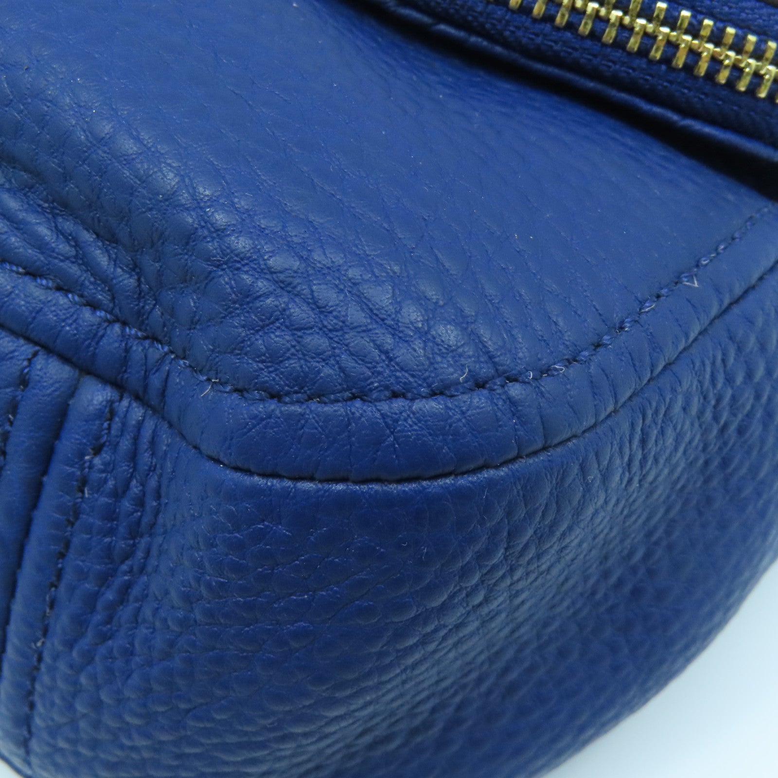 Michael Kors 牛皮皮革Shoulder Bag金扣肩背袋藍色