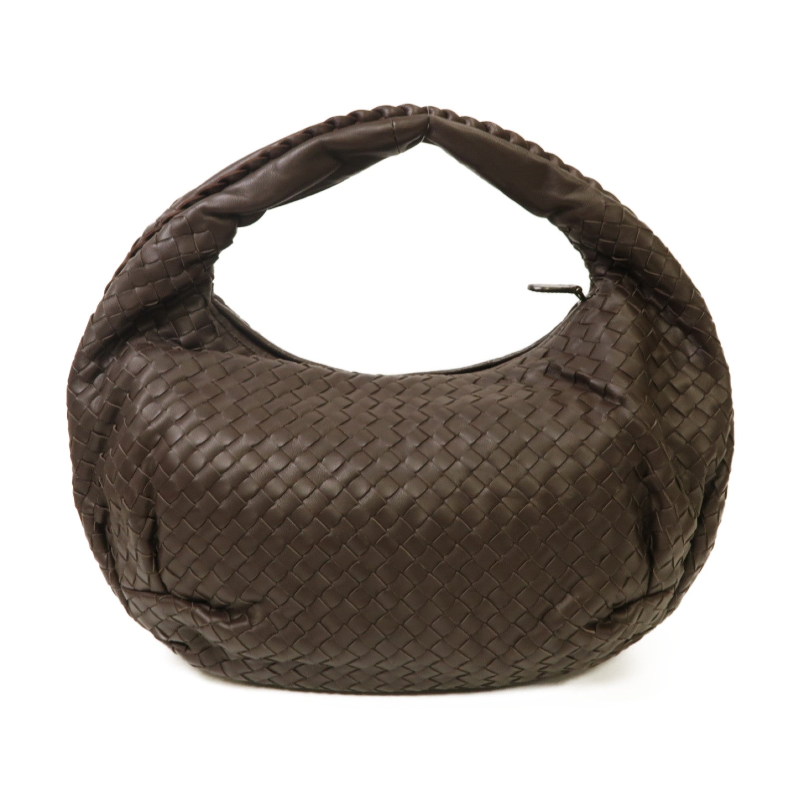 BOTTEGA VENETA 織紋皮革Shoulder Bag肩背袋啡色