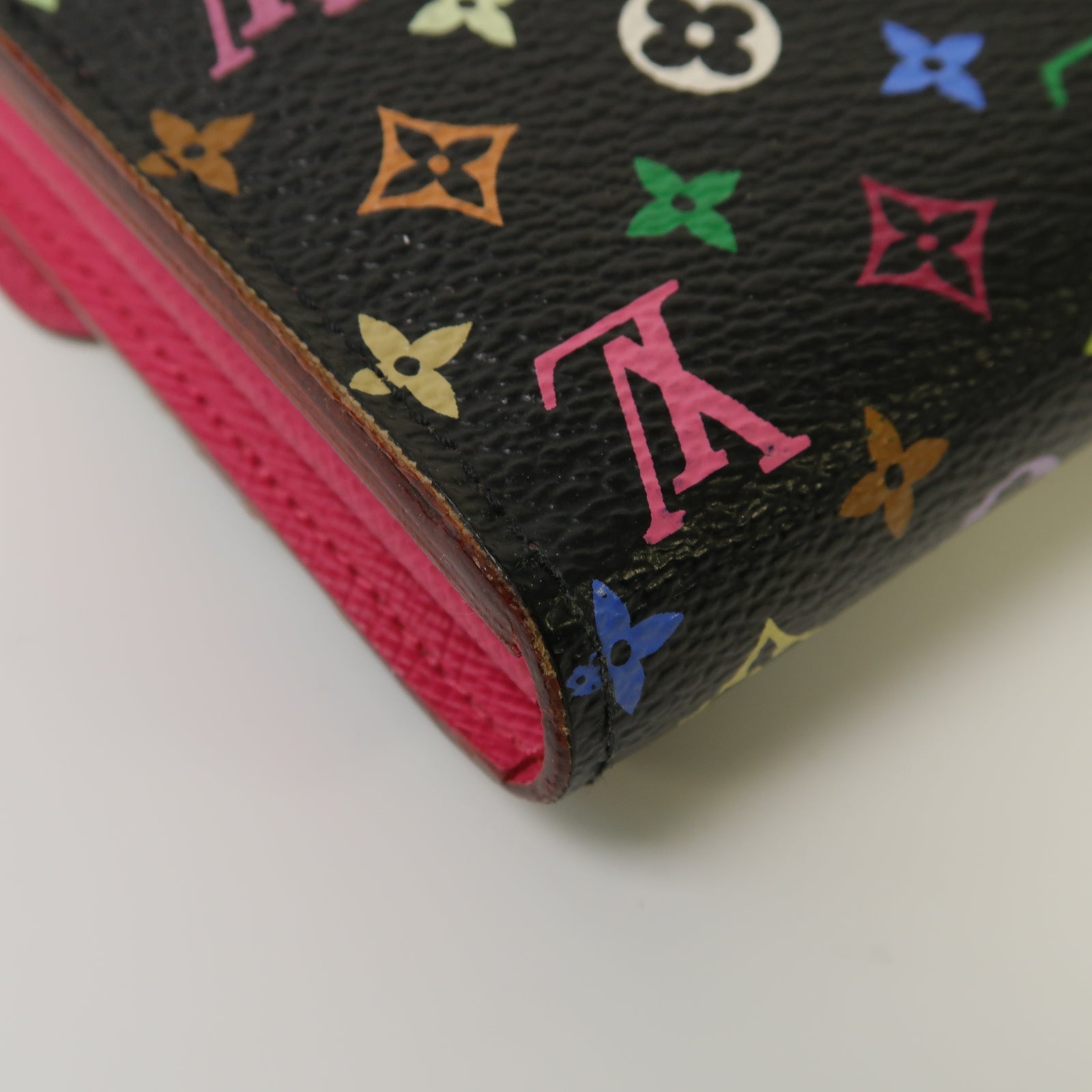 LOUIS VUITTON Monogram Multicolore Portefeuille Sarah Wallet金扣長錢包黑色/彩色