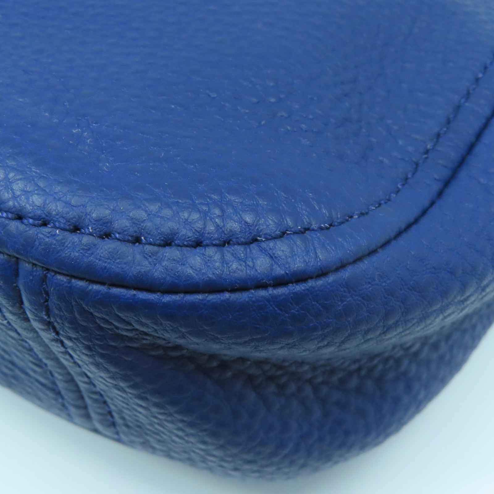 Michael Kors 牛皮皮革Shoulder Bag金扣肩背袋藍色