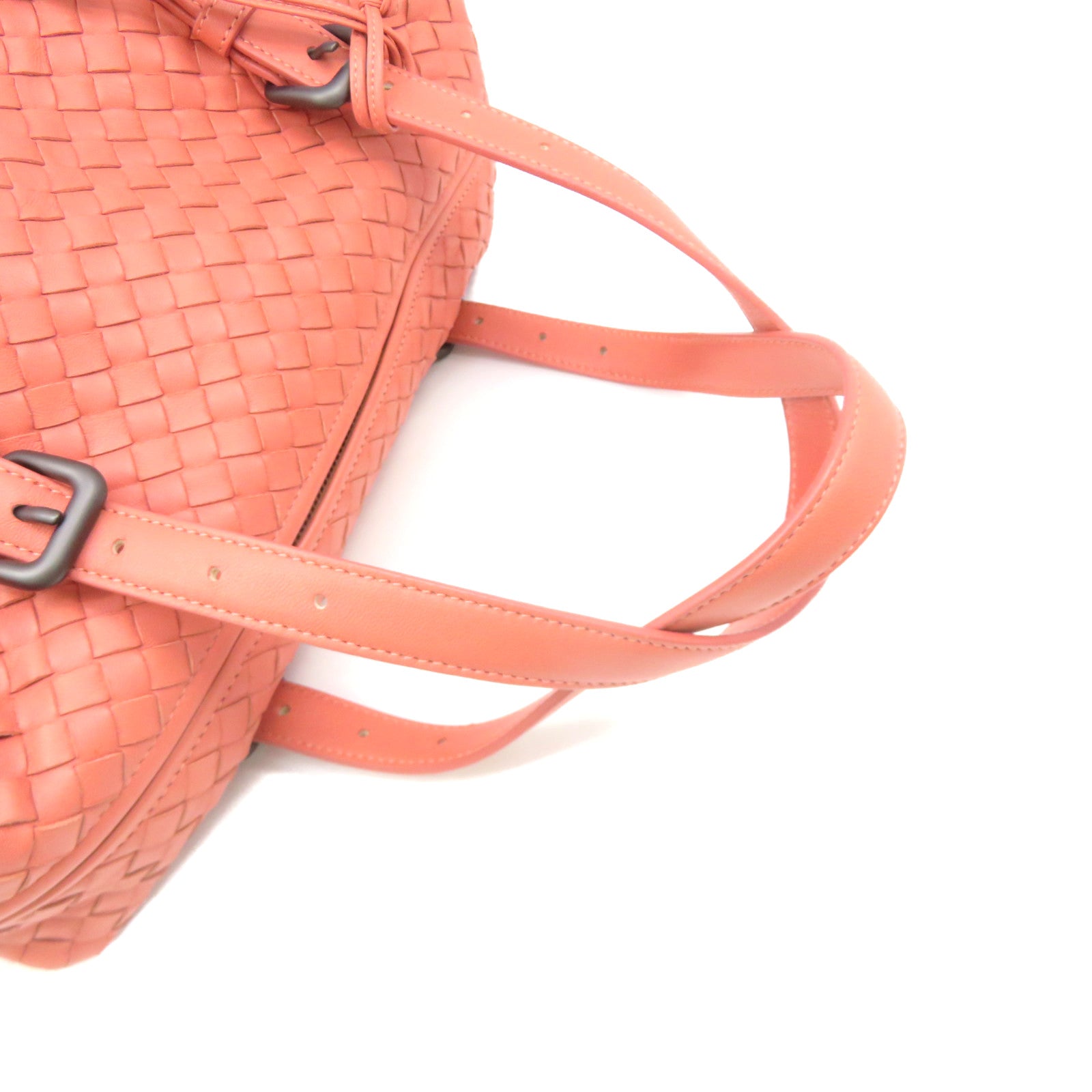 BOTTEGA VENETA [Sharp Discount] Textured Leather Hand Bag Pink