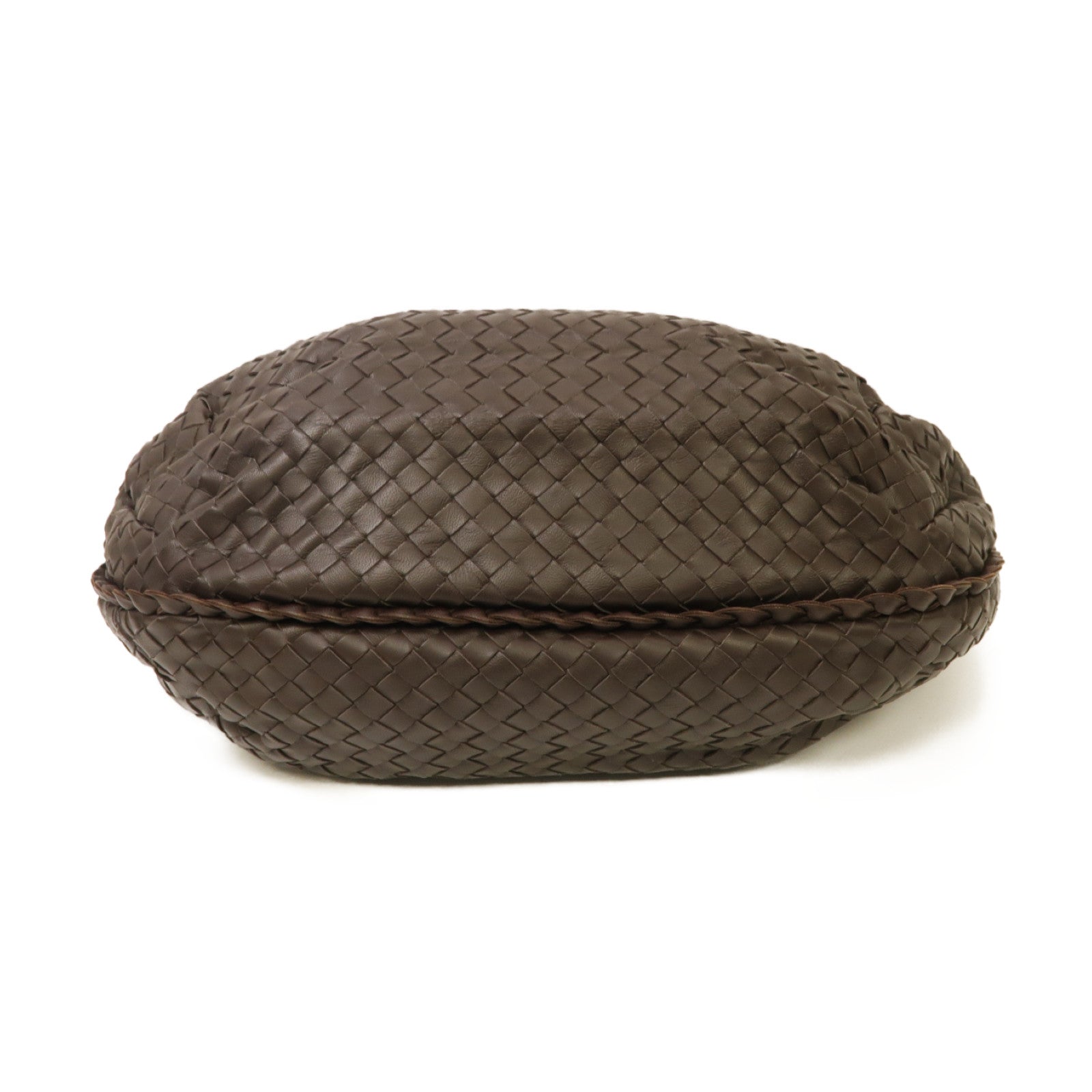 BOTTEGA VENETA 織紋皮革Shoulder Bag肩背袋啡色