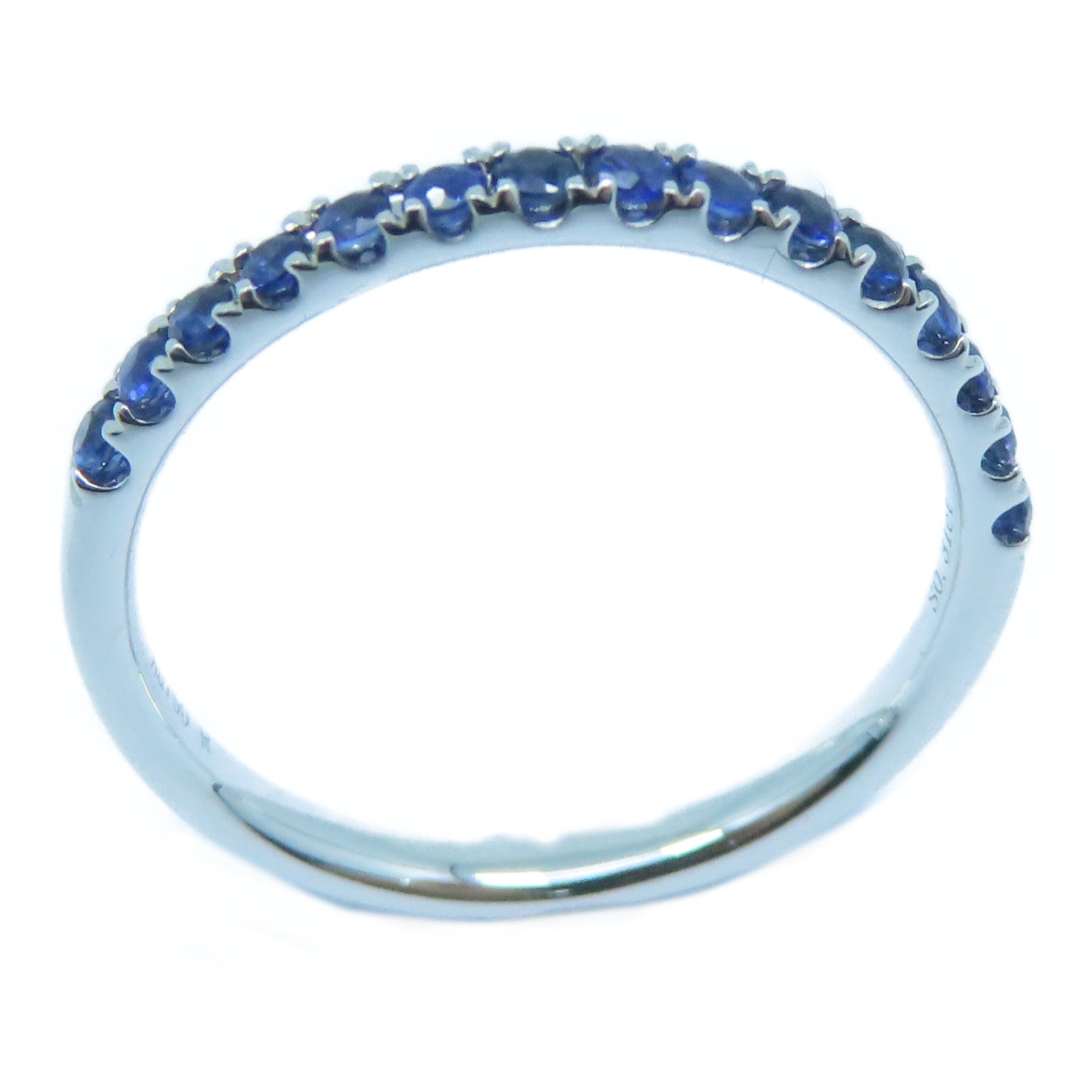 JEWELRY 【激减优惠】18K白金Sapphire Ring 0.31ct蓝宝石戒指US#5.75