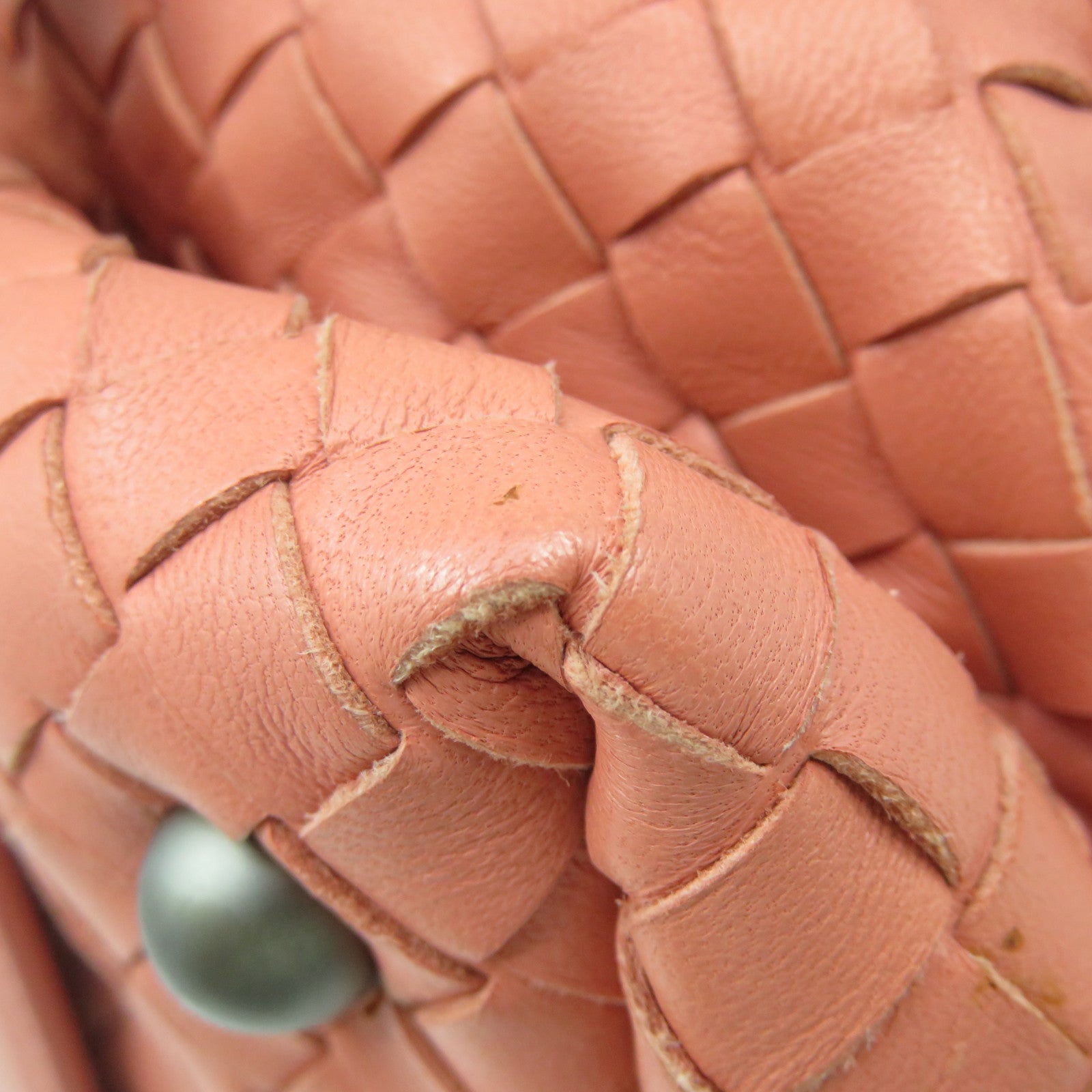BOTTEGA VENETA [Sharp Discount] Textured Leather Hand Bag Pink
