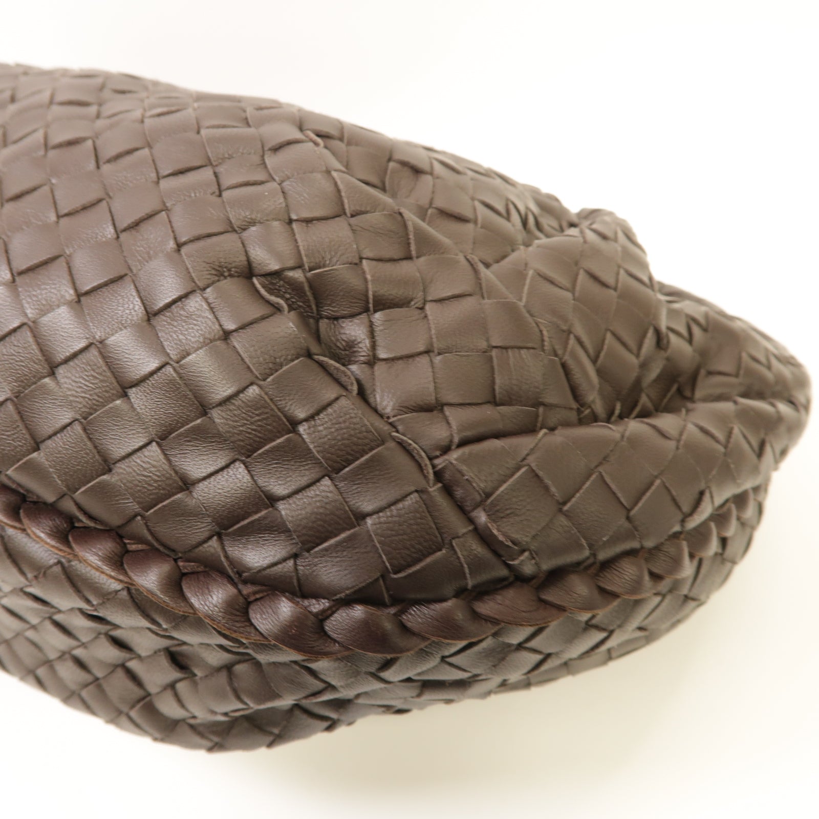 BOTTEGA VENETA 織紋皮革Shoulder Bag肩背袋啡色