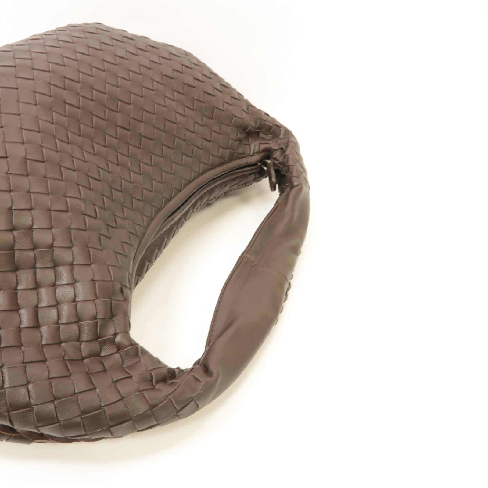 BOTTEGA VENETA 織紋皮革Shoulder Bag肩背袋啡色