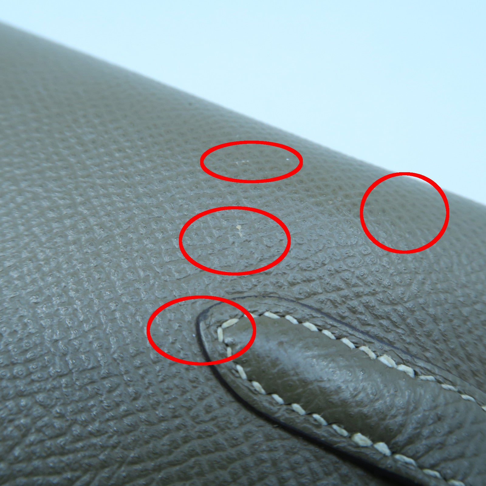 HERMES Epsom皮革Kelly Long Wallet銀扣長錢包大象灰