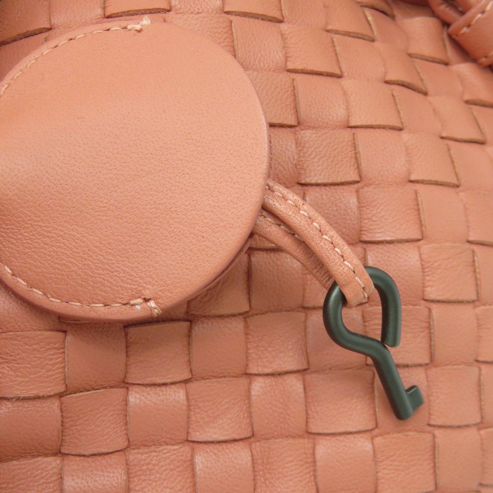 BOTTEGA VENETA [Sharp Discount] Textured Leather Hand Bag Pink