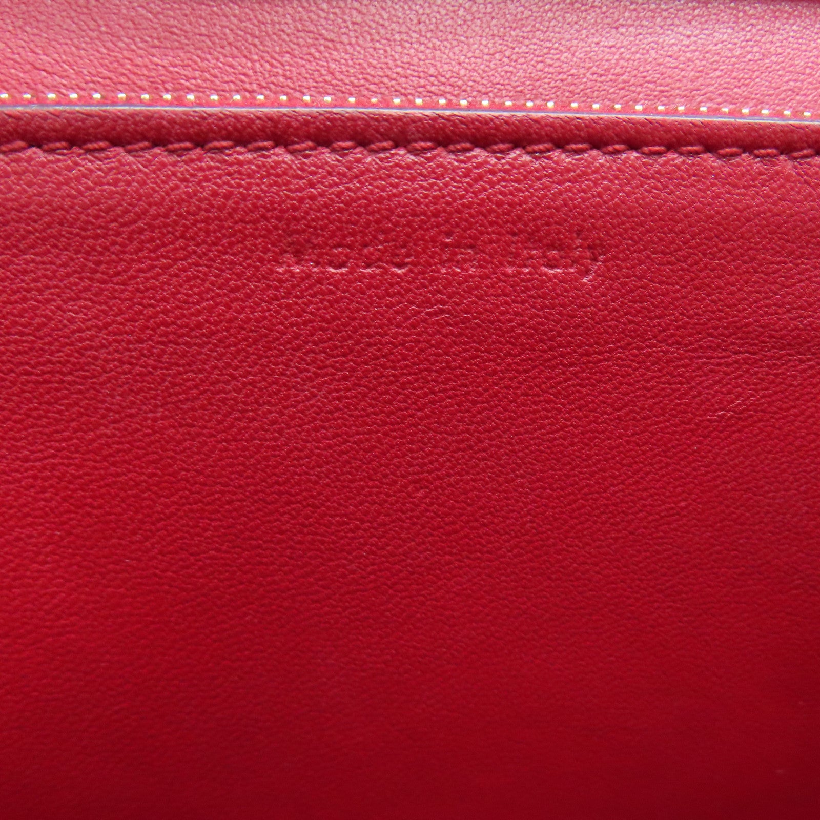 CELINE 【激減優惠】牛皮皮革Box Shoulder Bag金扣肩背袋紅色