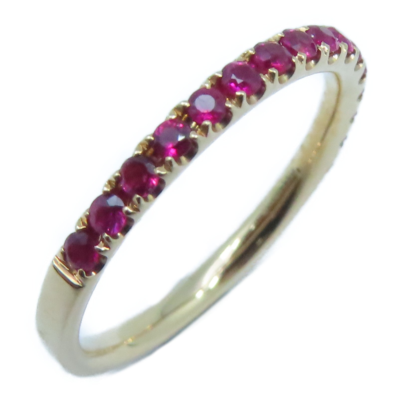 JEWELRY 【激減優惠】18K玫瑰金Ruby Ring 0.31ct紅寶石戒指US#5