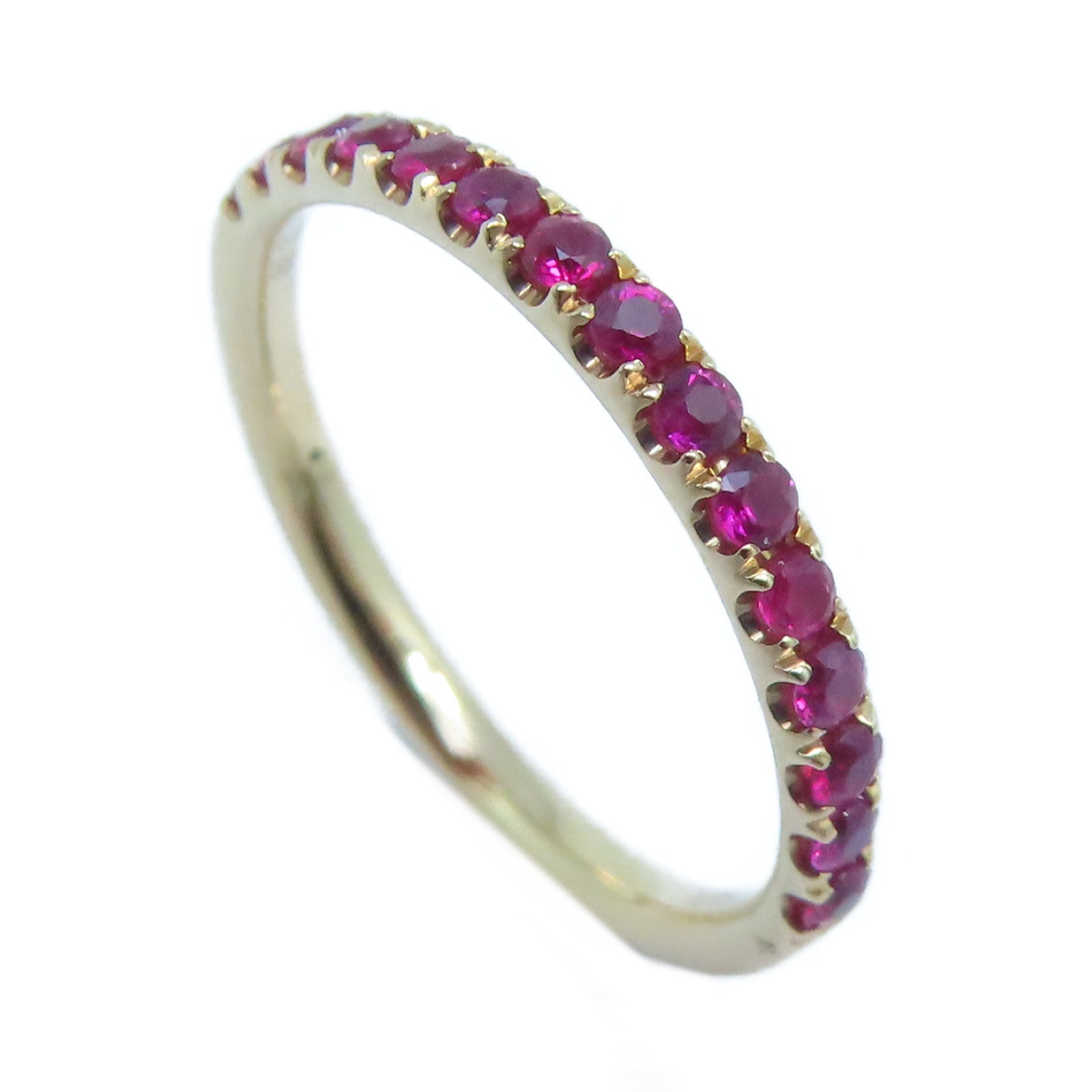 JEWELRY 【激減優惠】18K玫瑰金Ruby Ring 0.31ct紅寶石戒指US#5