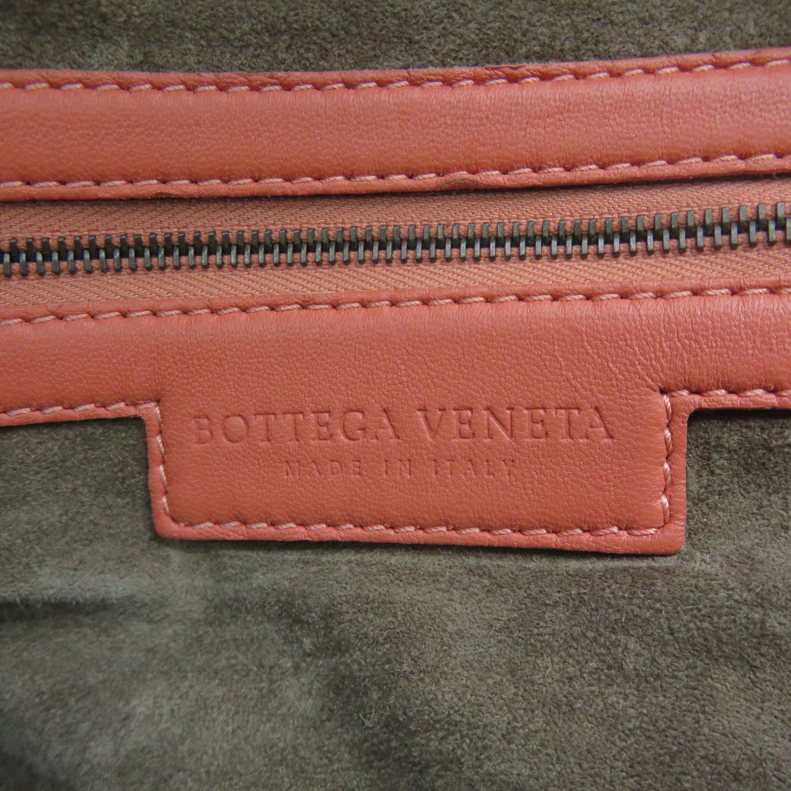 BOTTEGA VENETA [Sharp Discount] Textured Leather Hand Bag Pink