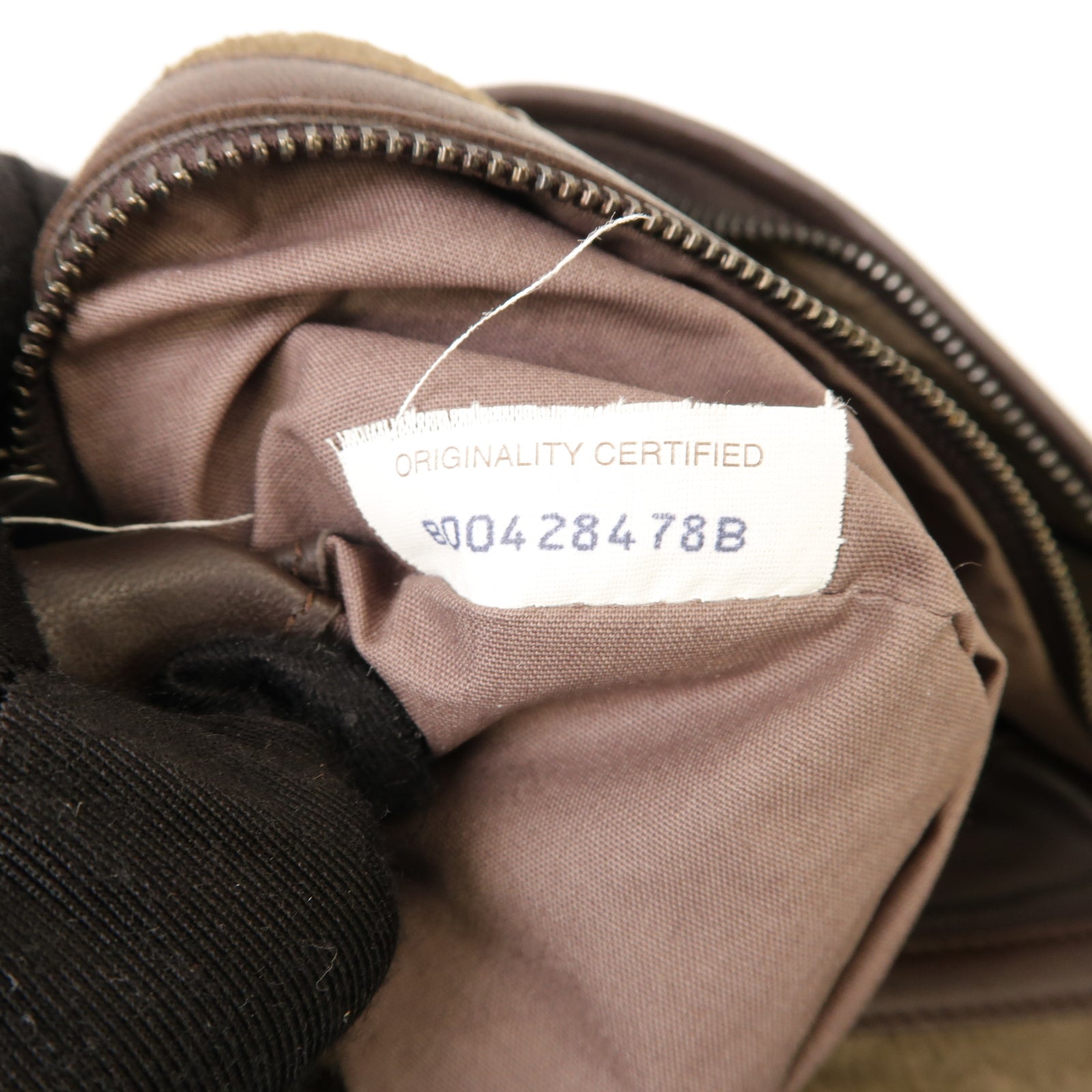 BOTTEGA VENETA 織紋皮革Shoulder Bag肩背袋啡色