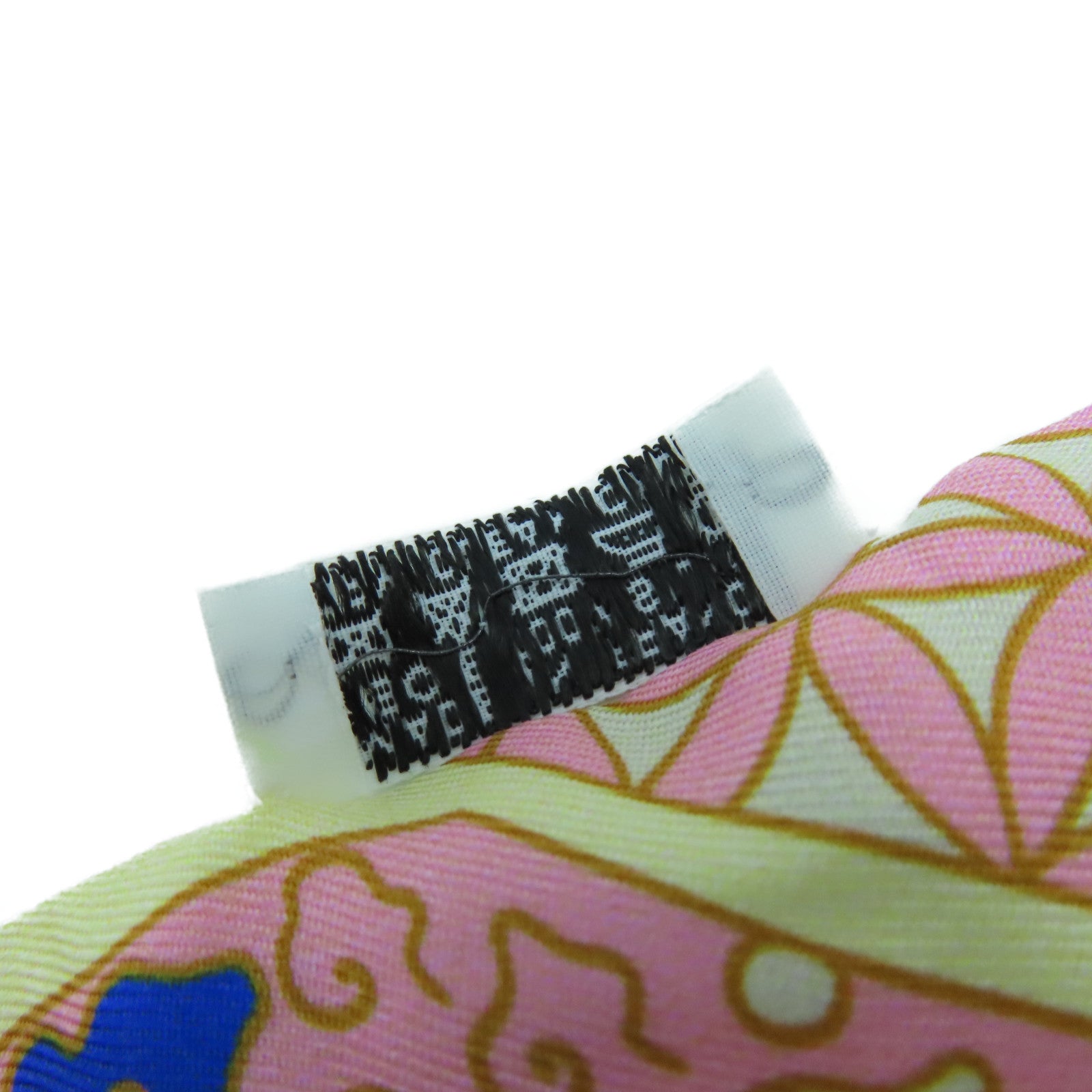 HERMES 【激減優惠】絲質Twilly Scarf絲巾粉紅色/橙色