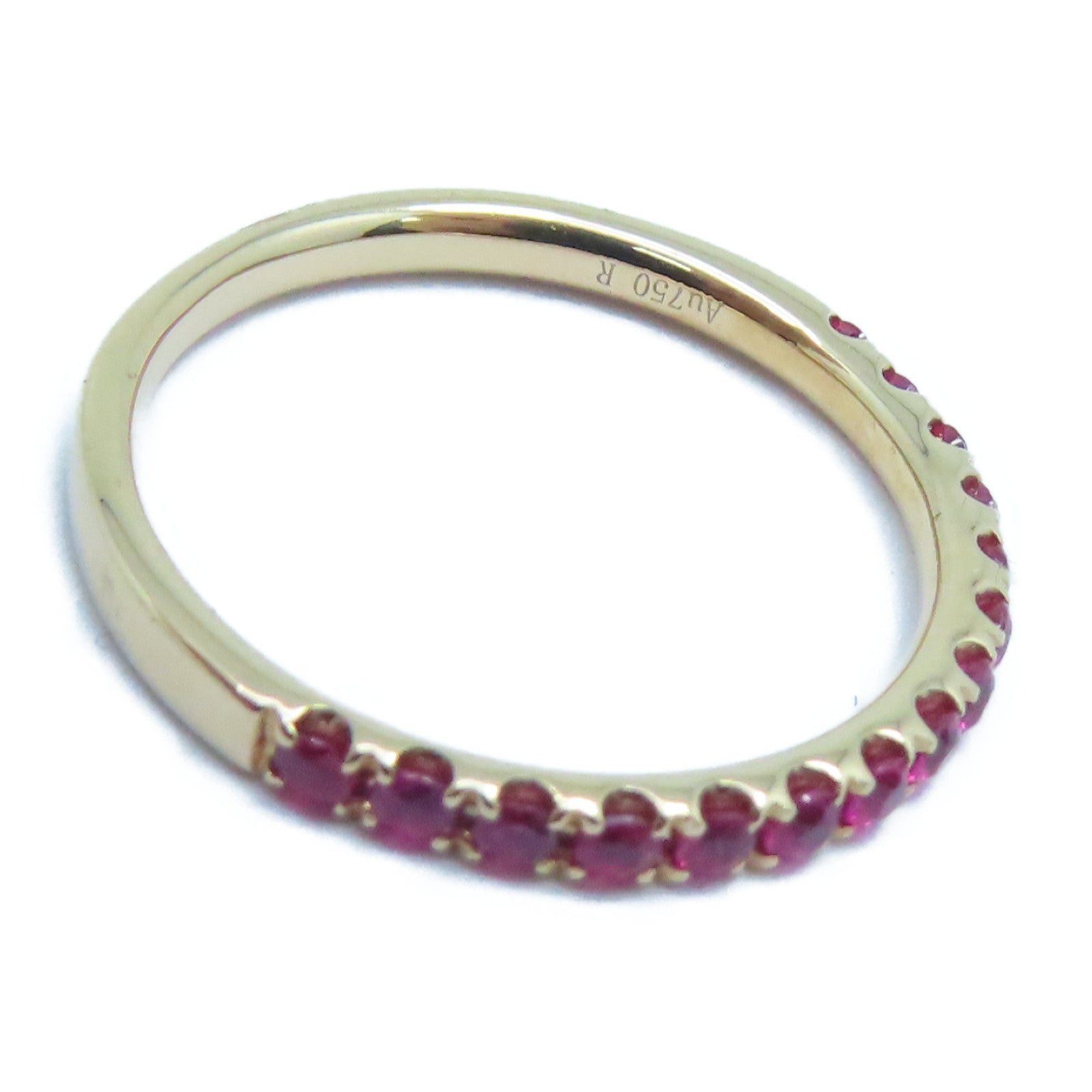 JEWELRY 【激減優惠】18K玫瑰金Ruby Ring 0.31ct紅寶石戒指US#5