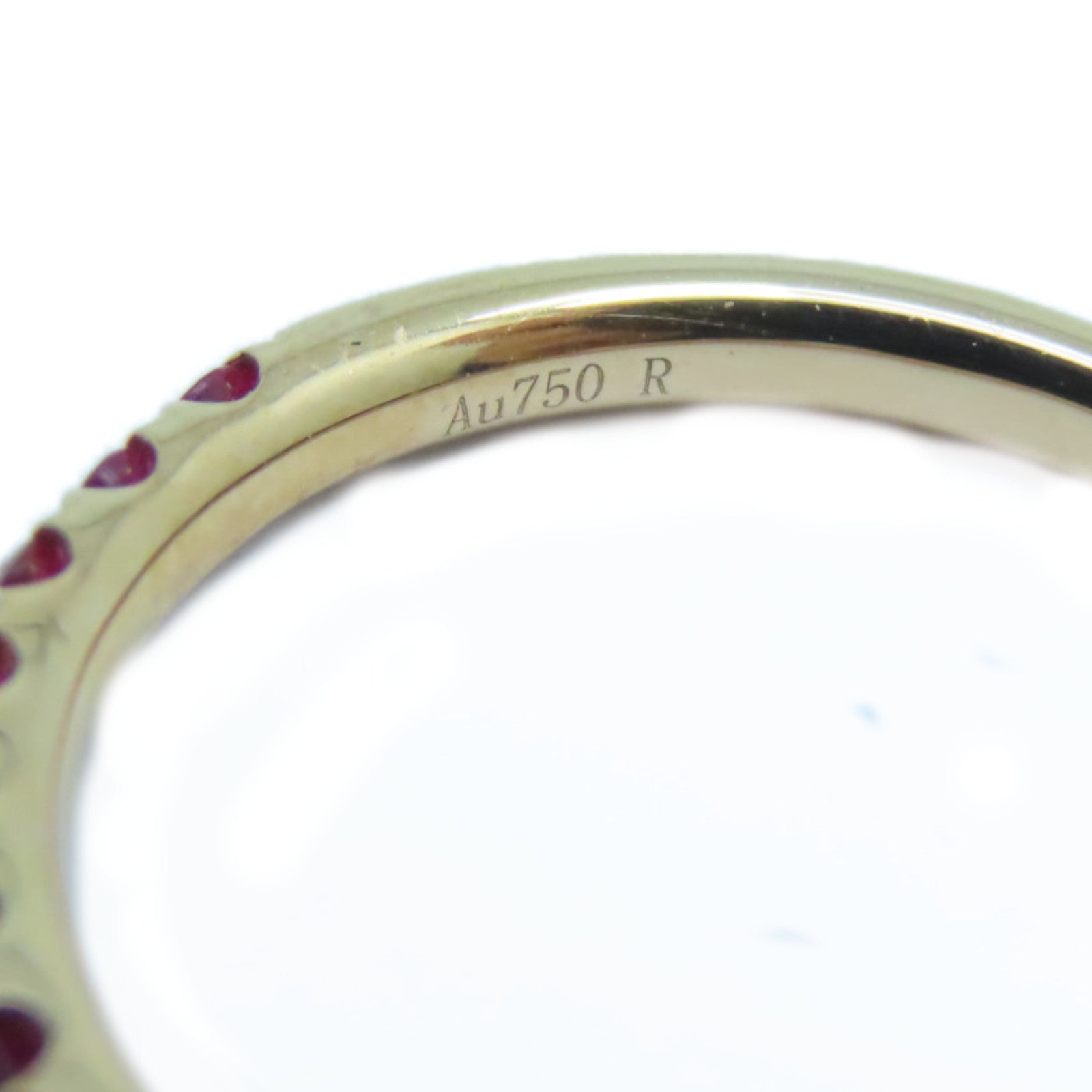 JEWELRY 【激減優惠】18K玫瑰金Ruby Ring 0.31ct紅寶石戒指US#5