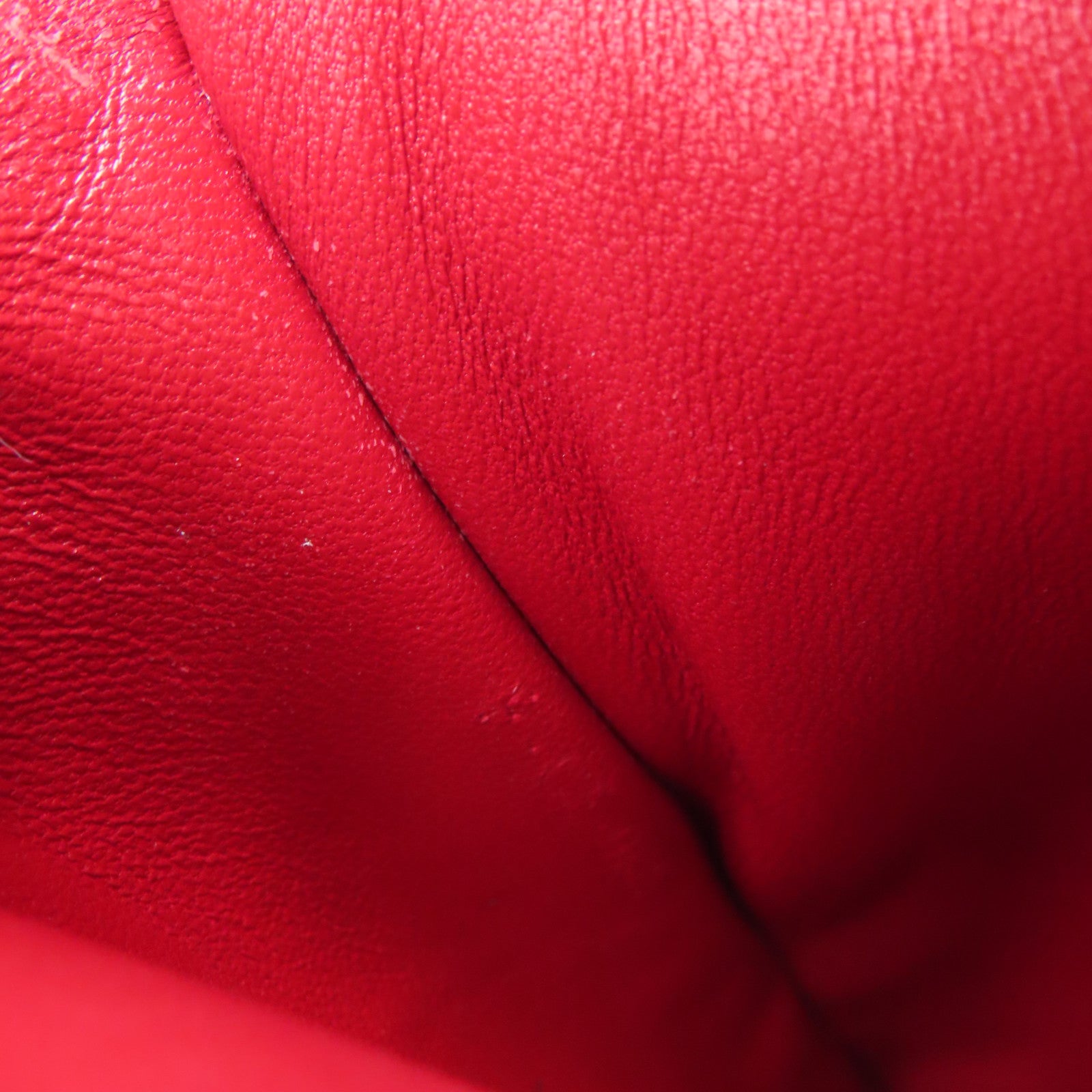 CELINE 【激減優惠】牛皮皮革Box Shoulder Bag金扣肩背袋紅色
