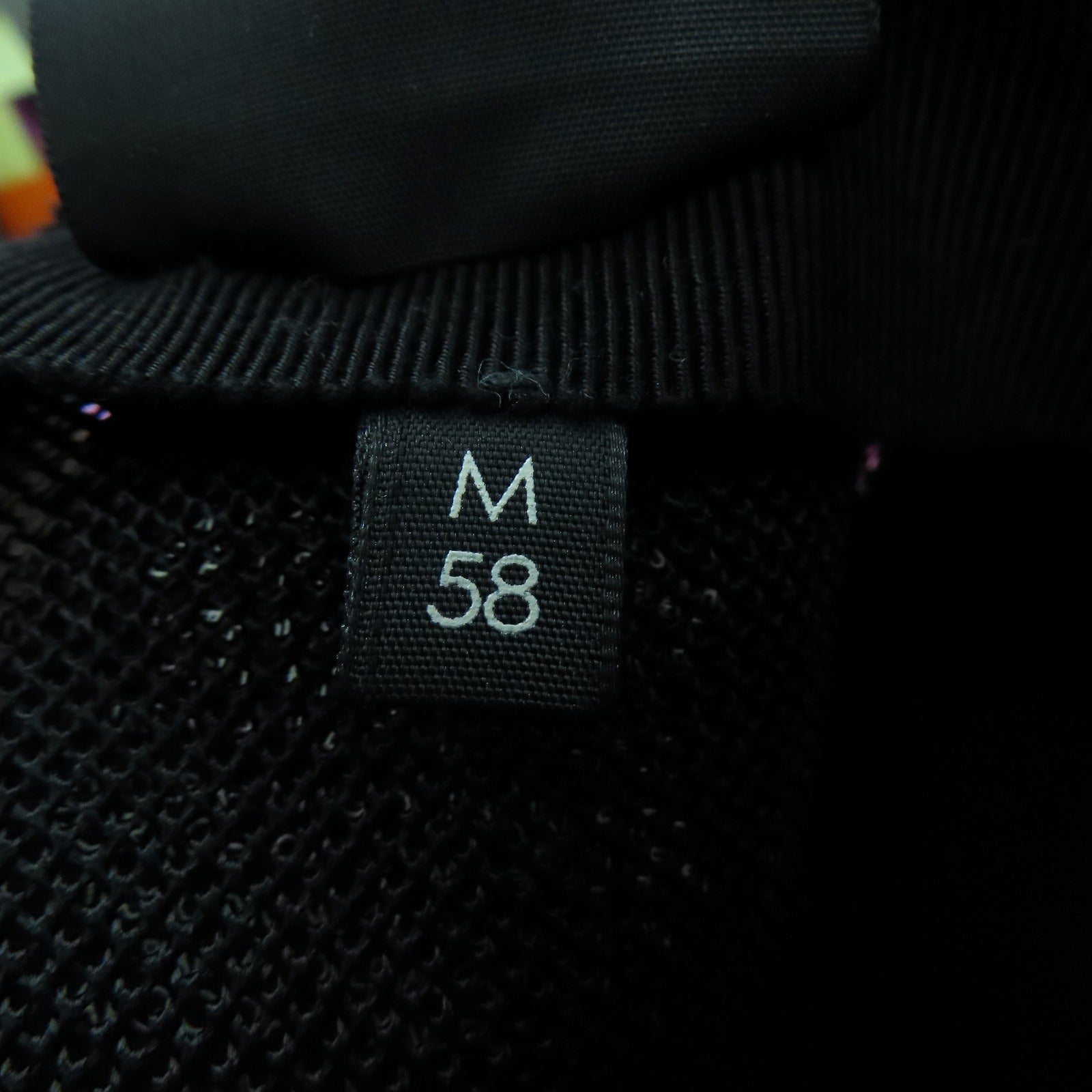 GUCCI Leather/Nylon Cap M 58 Hat Black