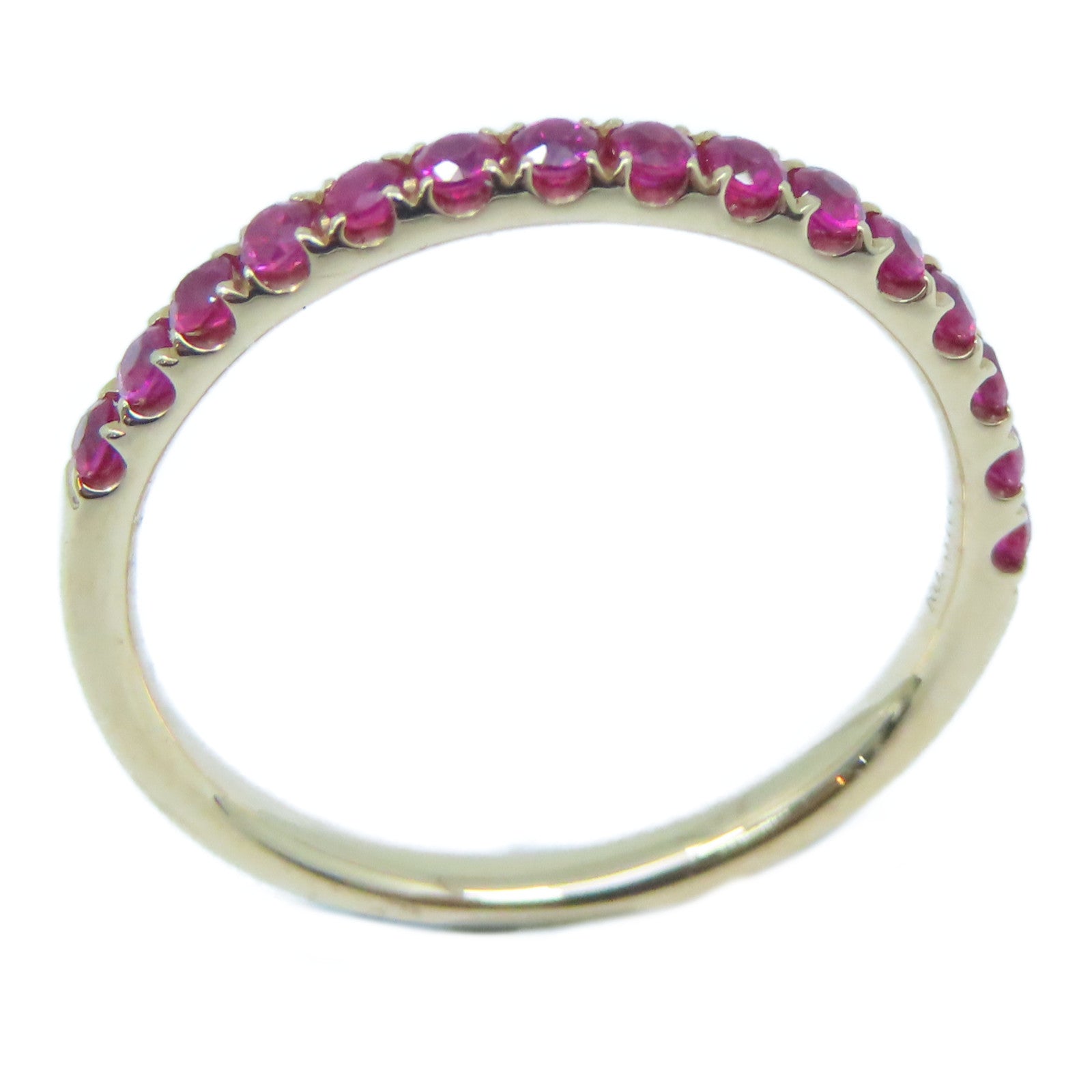JEWELRY 【激減優惠】18K玫瑰金Ruby Ring 0.31ct紅寶石戒指US#5