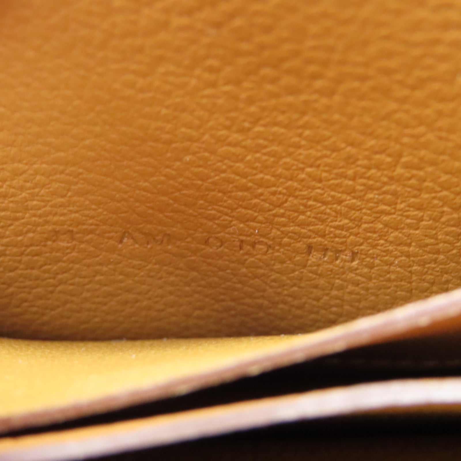 HERMES Evercolor Leather Roulis Slim Silver Buckle Wallet Classic Camel/Bubble Green