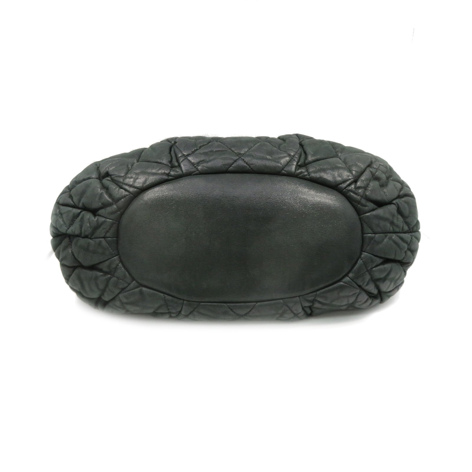 CHANEL [Sharp Discount] Lingge Cowhide Leather Chain Shoulder 2way Shoulder Bag Dark Green/Black