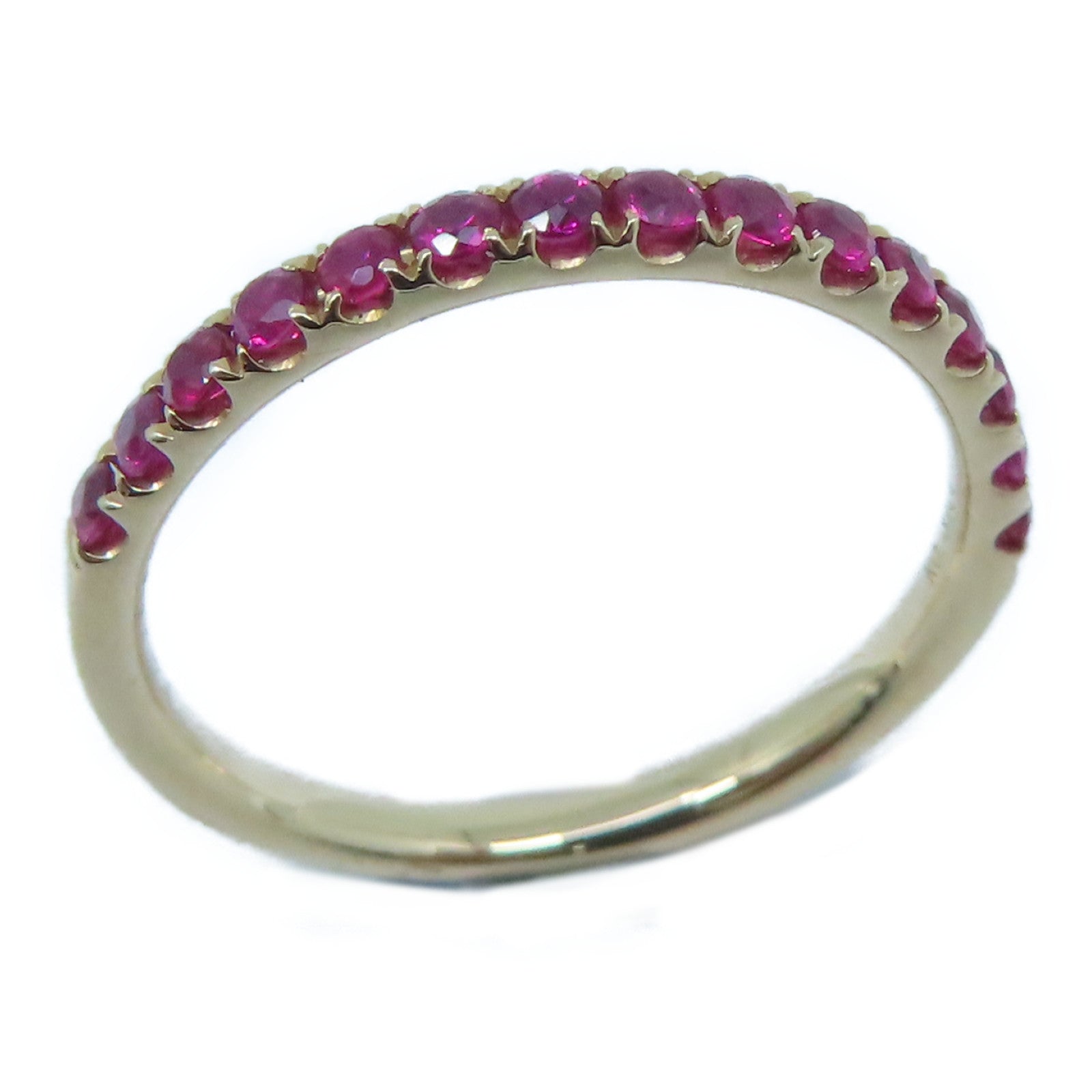 JEWELRY 【激減優惠】18K玫瑰金Ruby Ring 0.31ct紅寶石戒指US#5