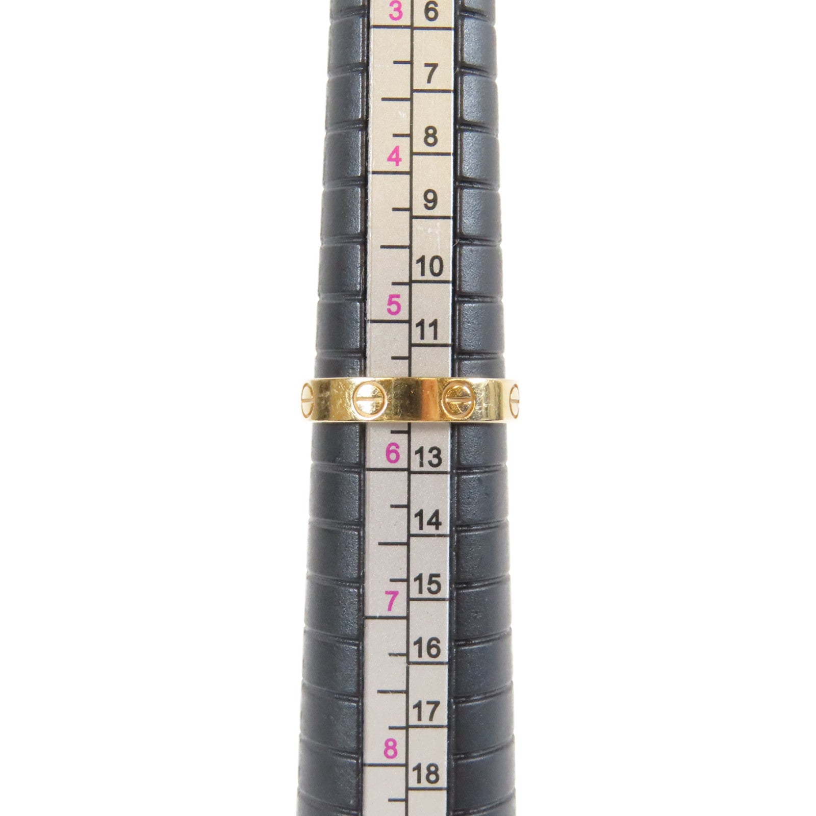 CARTIER 18K黃金Love Ring戒指Cartier#51/US#5.5