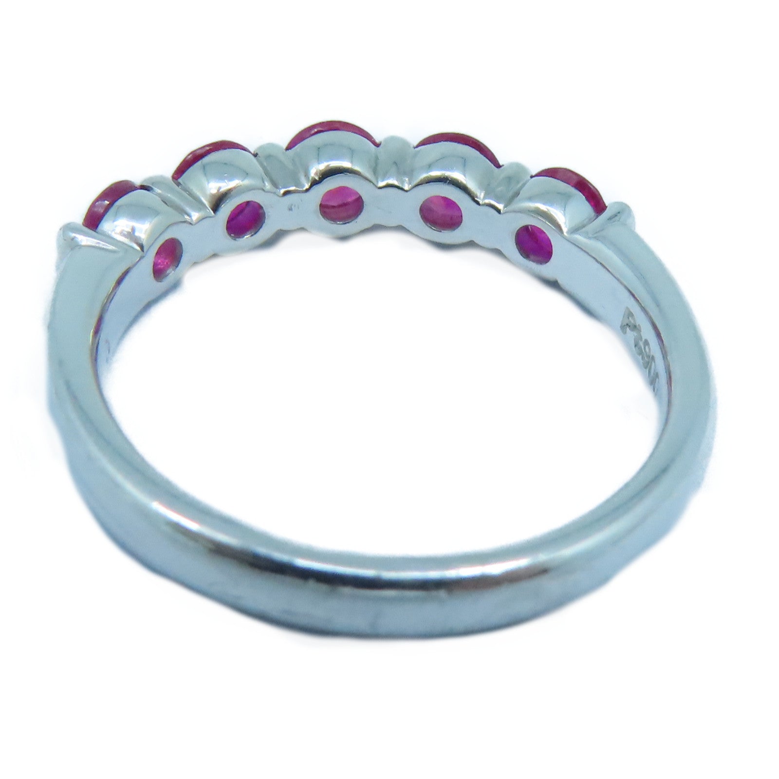 JEWELRY 【激减优惠】PT900铂金Ruby 1.1ct红宝石戒指US#6