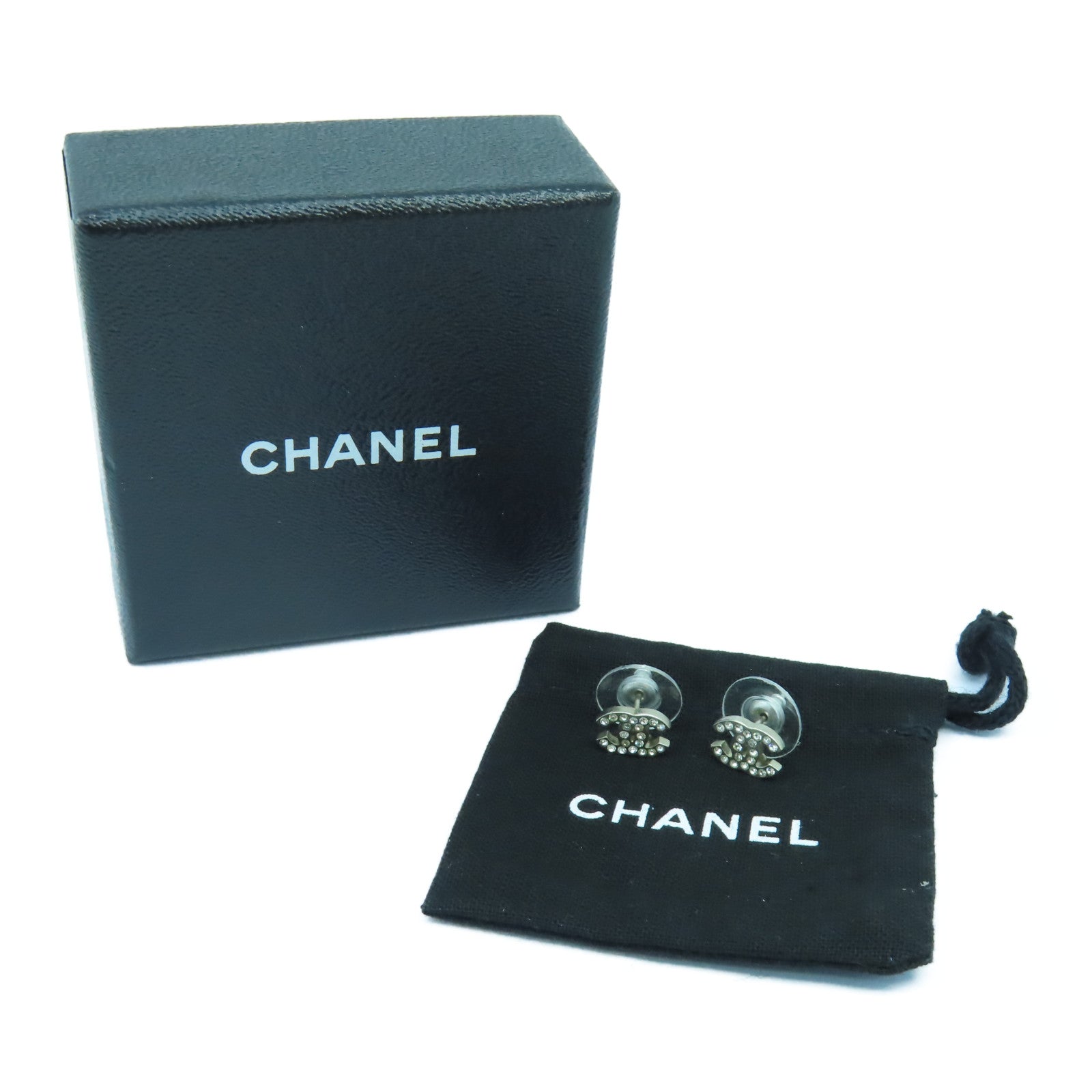 CHANEL 金屬Earrings耳環銀色